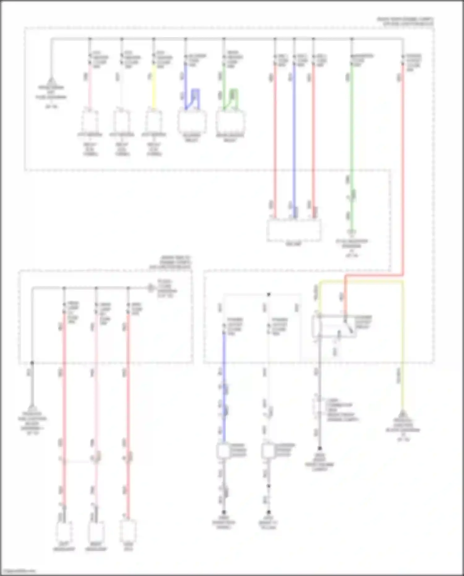 Wiring diagram right headlamp for Genesis GV70 I (2020-2024) (6 of 6)