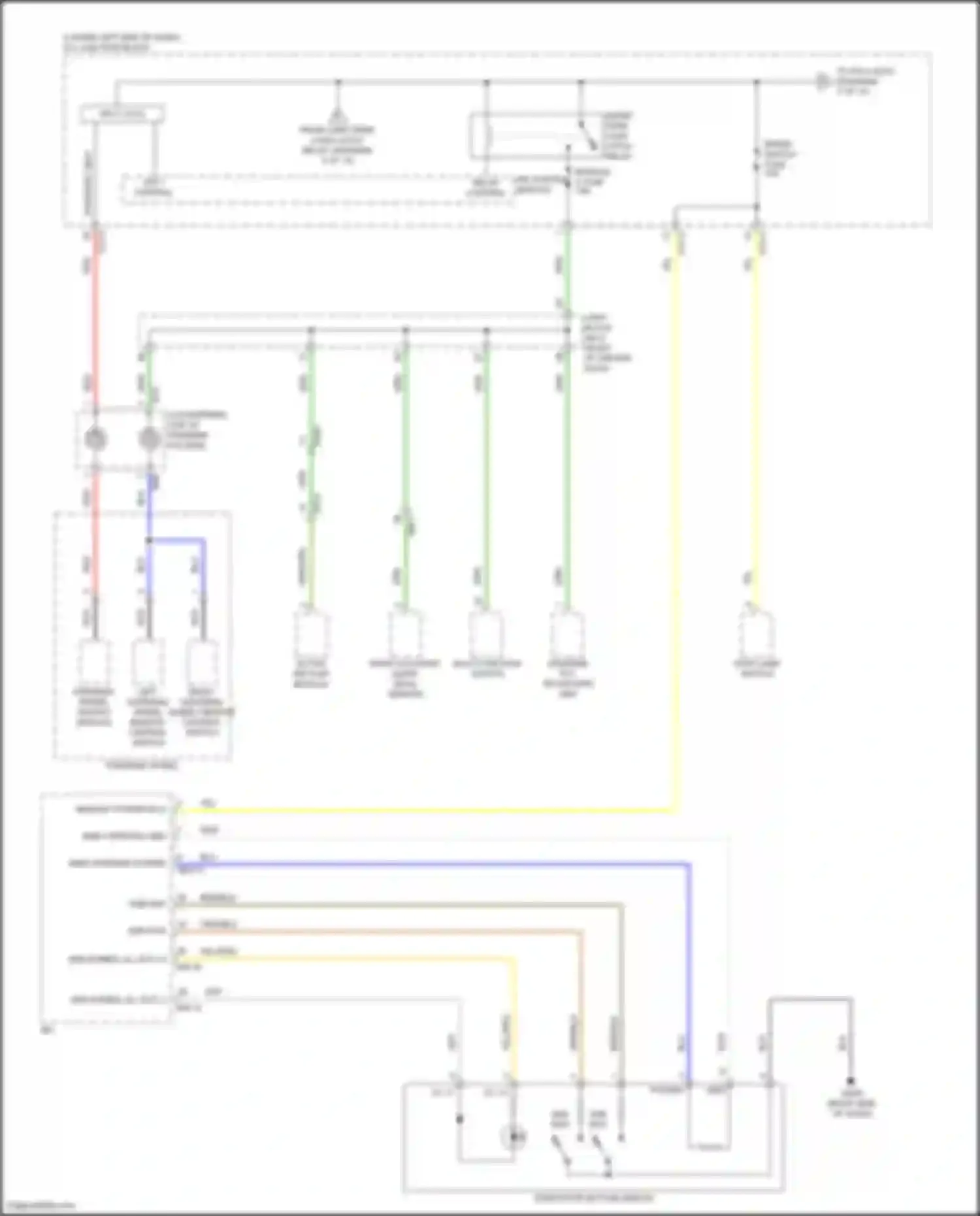 Wiring diagram stop lamp switch for Genesis GV70 I (2020-2024) (7 of 9)