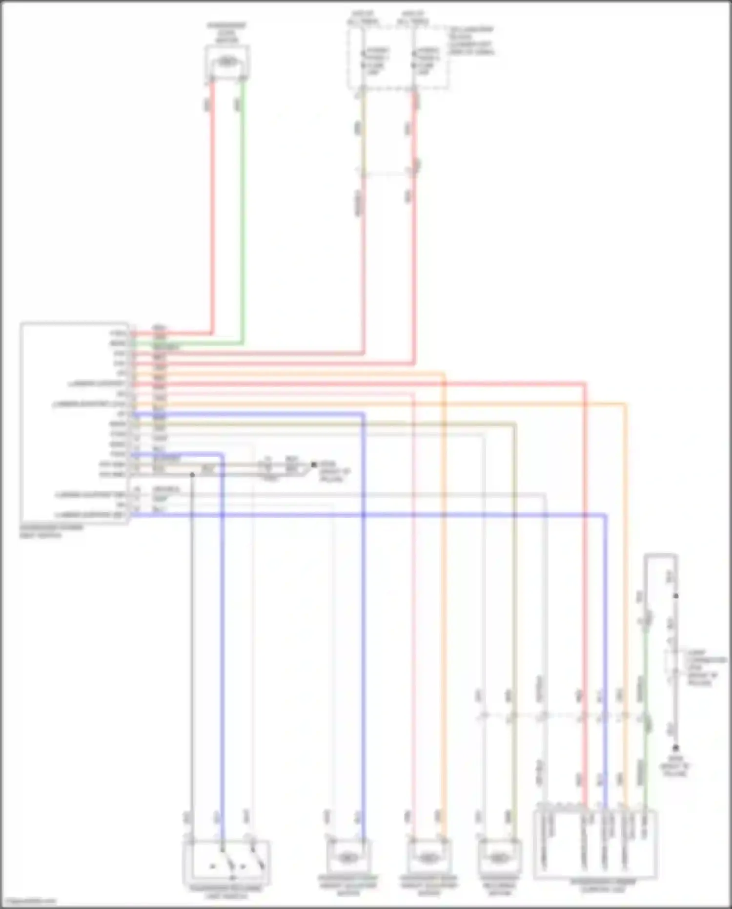 Wiring diagram sw mid for Genesis GV70 I (2020-2024) (2 of 3)