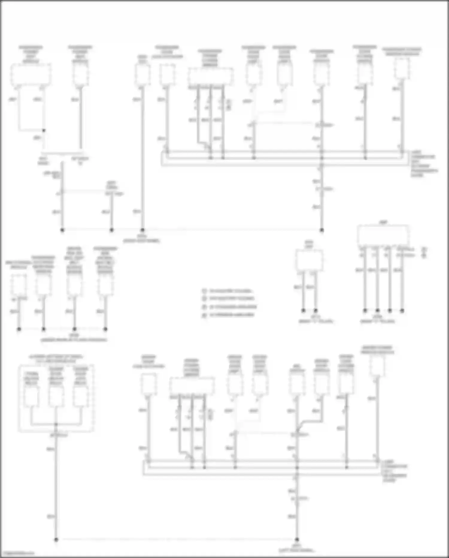 Wiring diagram t/turn unlock relay for Genesis GV70 I (2020-2024) (3 of 7)