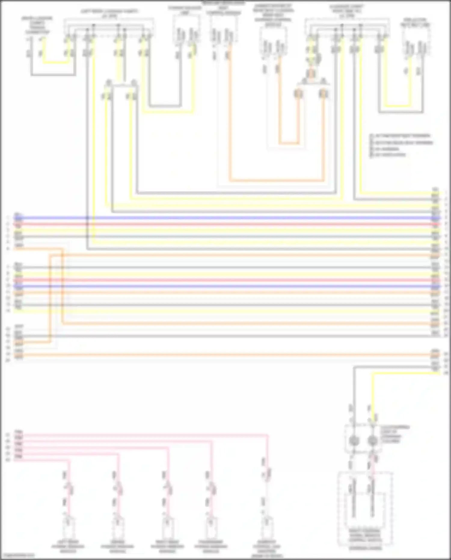Wiring diagram w/ warmer for Genesis GV70 I (2020-2024) (1 of 3)