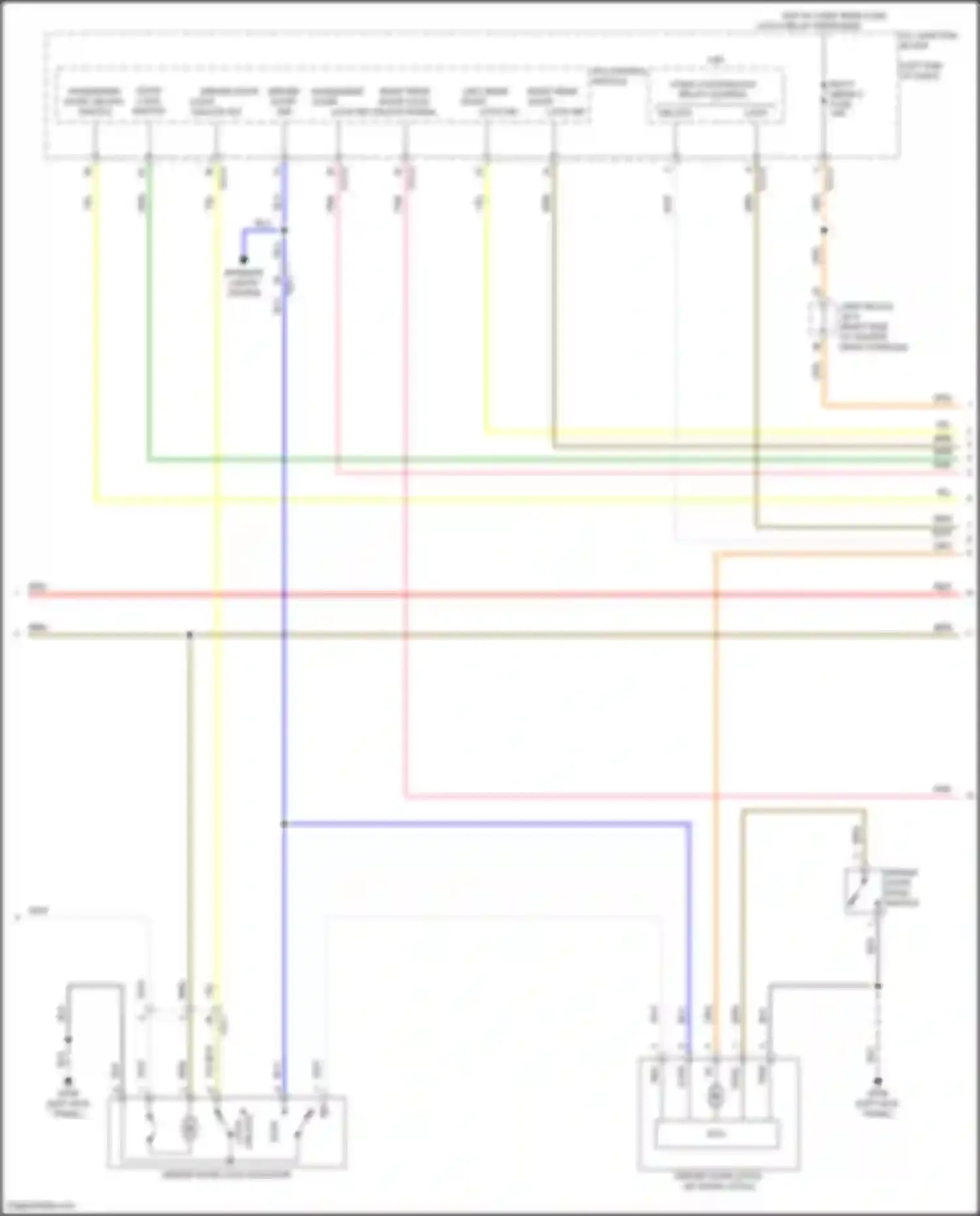 GV80 Coupe Genesis I (2023-2024): Anti-theft circuit, w/o nfc (2 of 7)