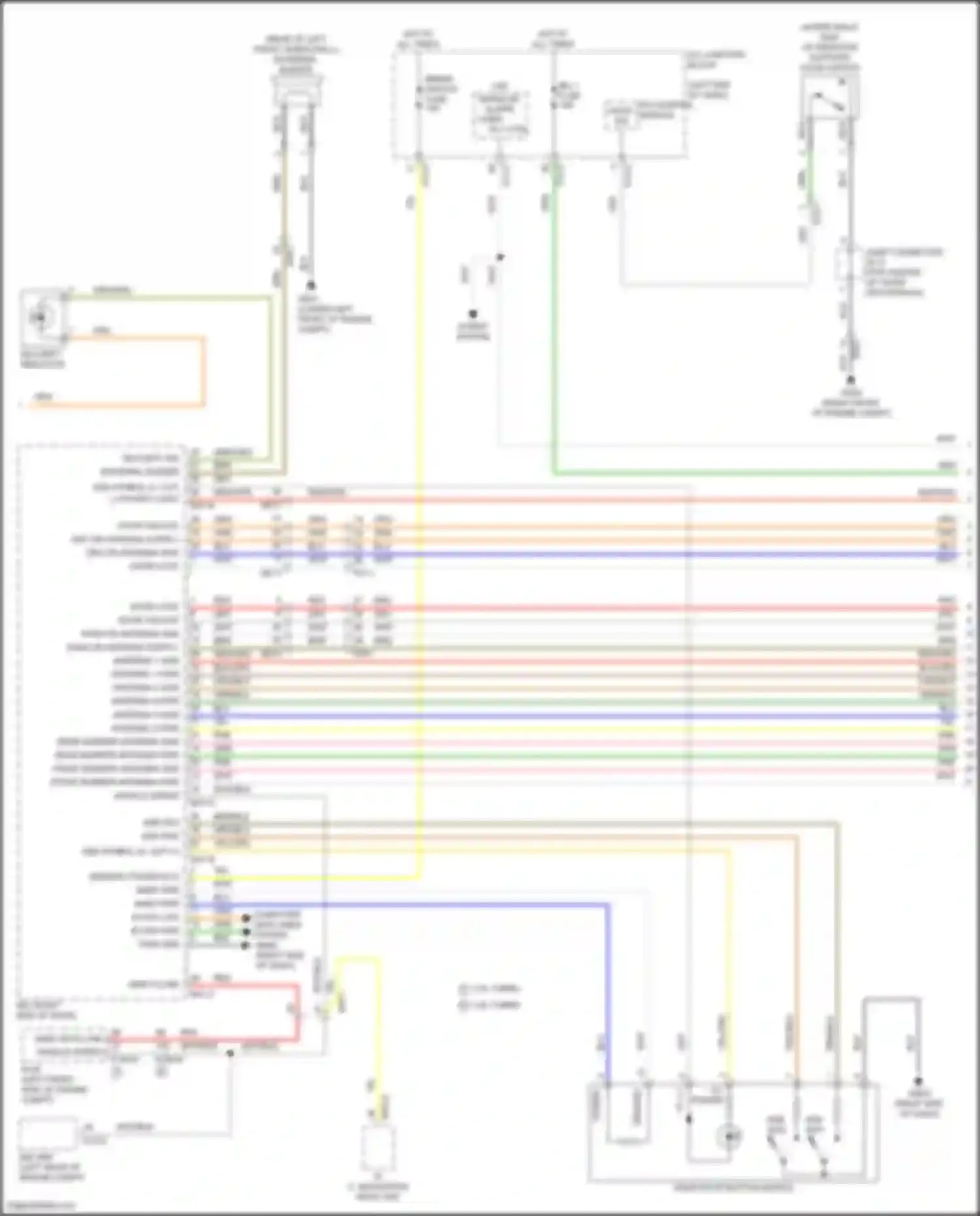 GV80 Coupe Genesis I (2023-2024): Anti-theft circuit, w/o nfc (6 of 7)