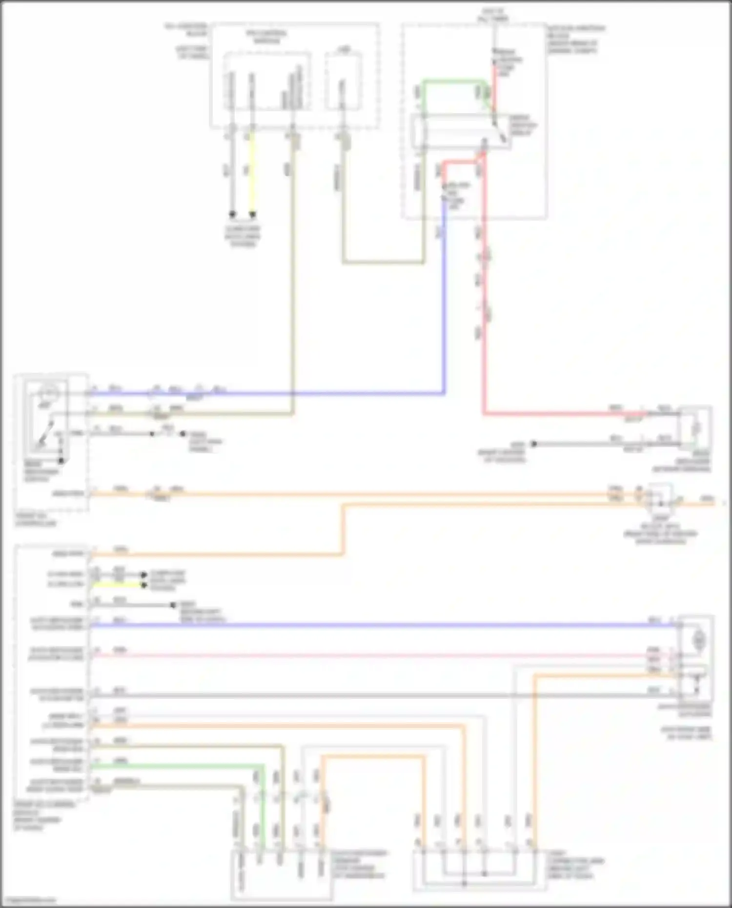 GV80 Coupe Genesis I (2023-2024): Defoggers circuit (1 of 2)