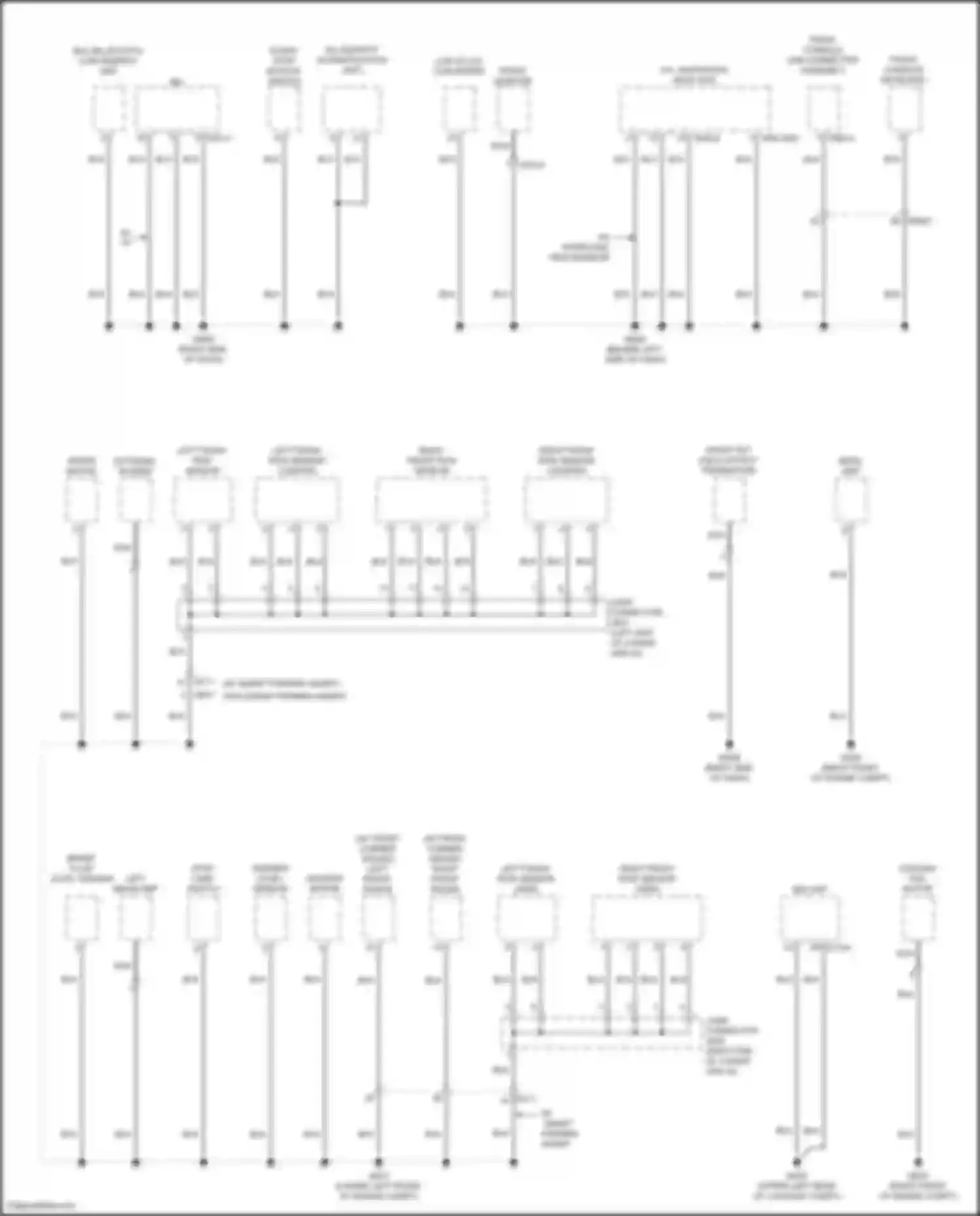 GV80 Coupe Genesis I (2023-2024): Ground distribution circuit (2 of 8)
