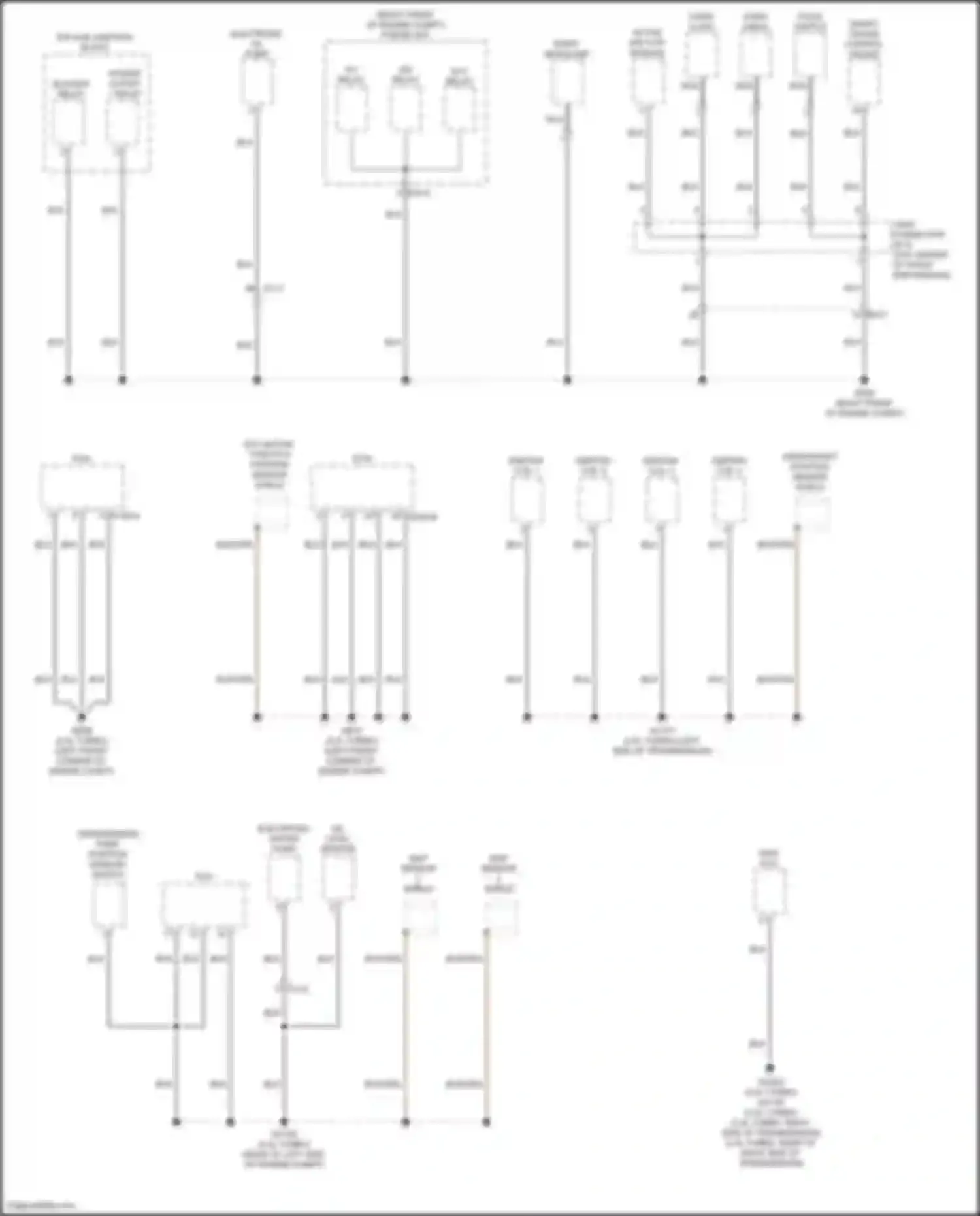 GV80 Coupe Genesis I (2023-2024): Ground distribution circuit (3 of 8)