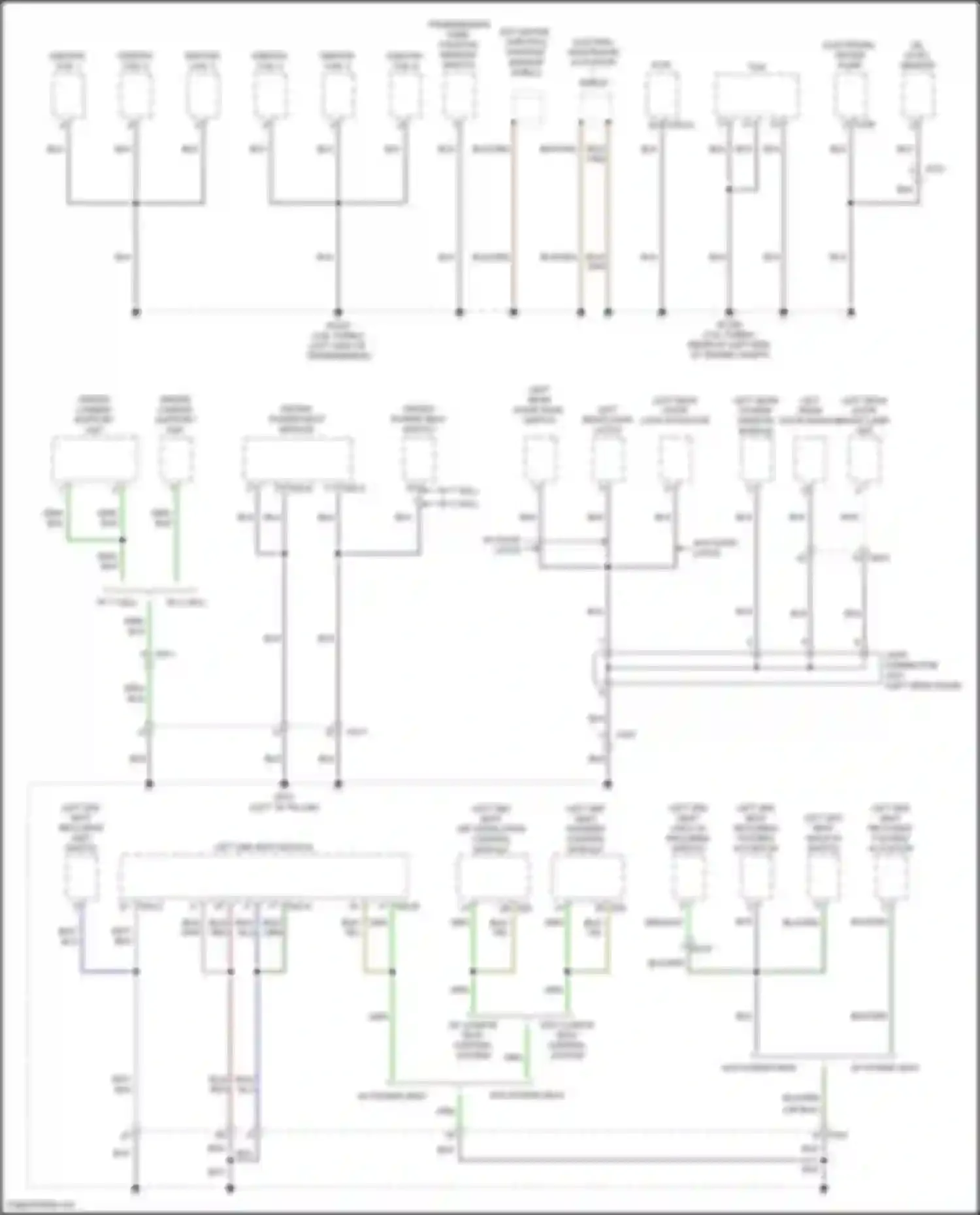 GV80 Coupe Genesis I (2023-2024): Ground distribution circuit (4 of 8)