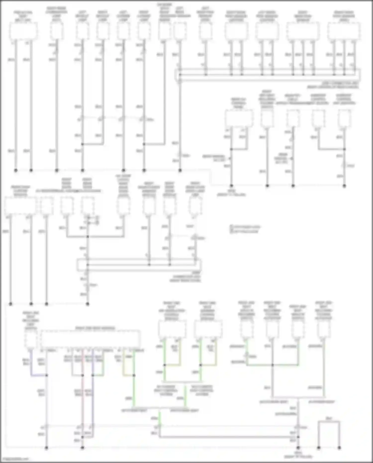GV80 Coupe Genesis I (2023-2024): Ground distribution circuit (6 of 8)