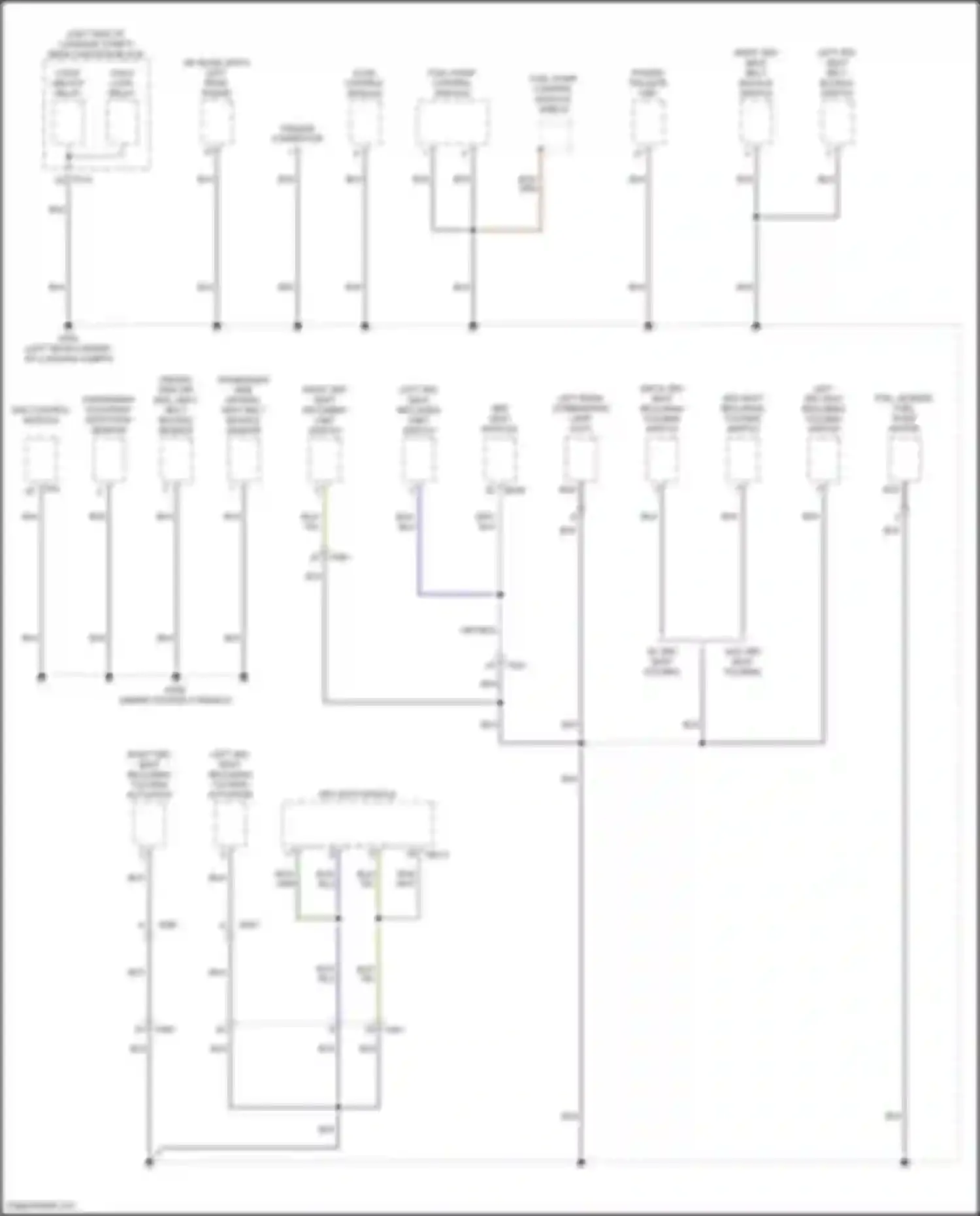 GV80 Coupe Genesis I (2023-2024): Ground distribution circuit (7 of 8)