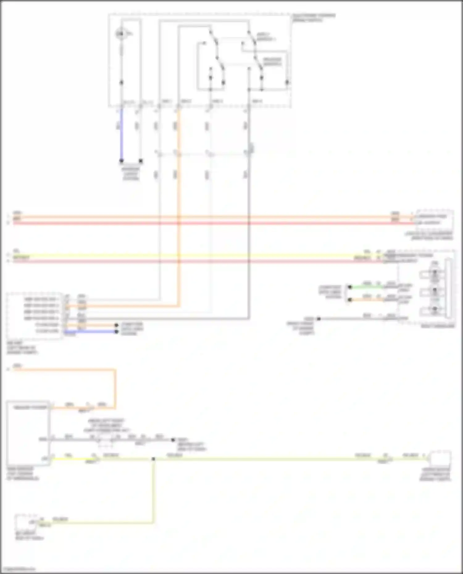 GV80 Coupe Genesis I (2023-2024): Headlights circuit (2 of 2)