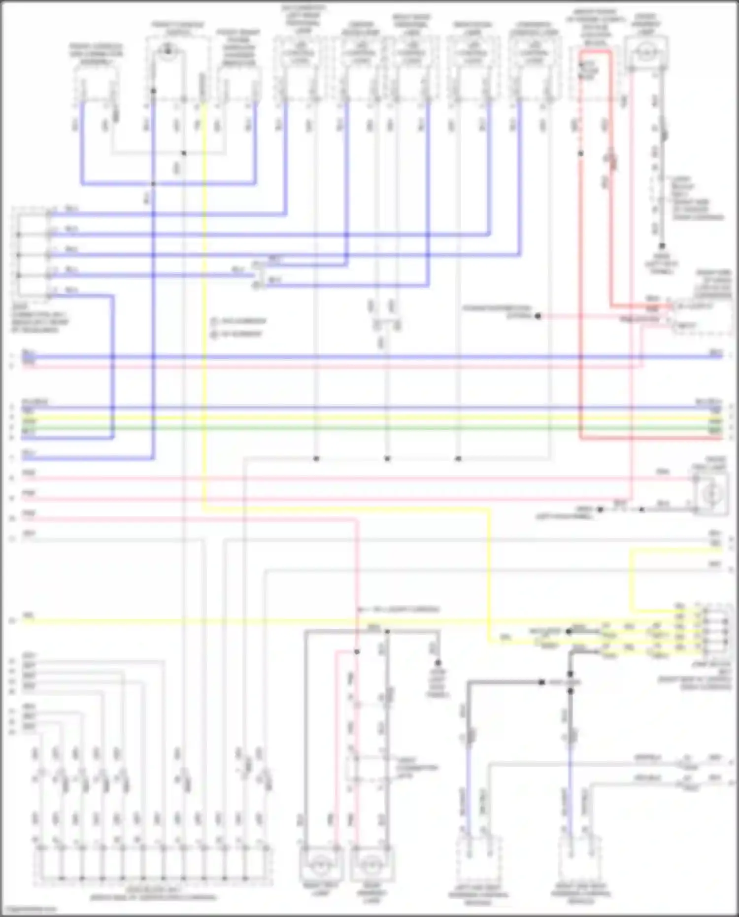 GV80 Coupe Genesis I (2023-2024): Instrument illumination circuit (2 of 3)
