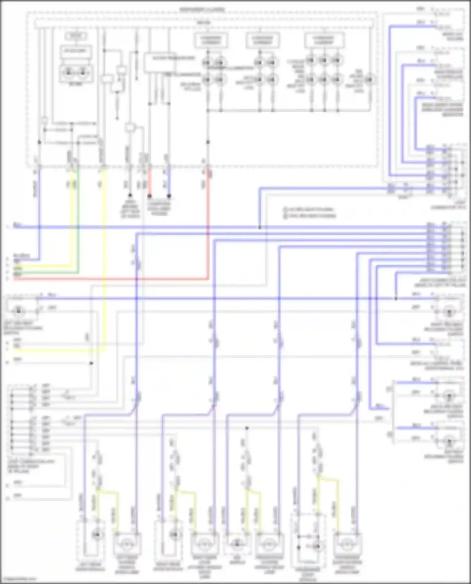 GV80 Coupe Genesis I (2023-2024): Instrument illumination circuit (3 of 3)