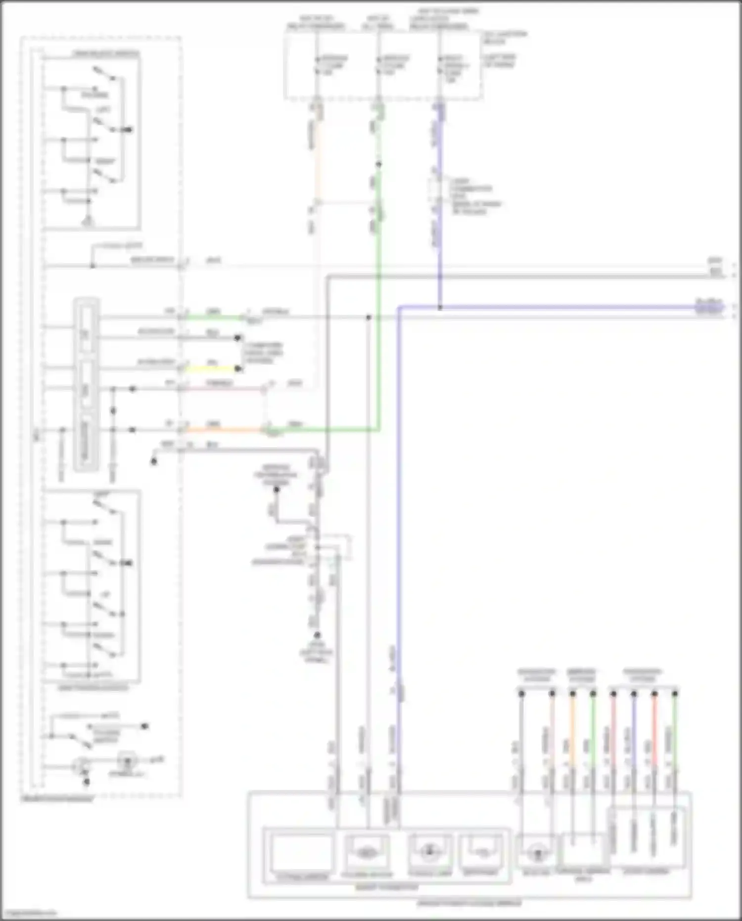 GV80 Coupe Genesis I (2023-2024): Memory mirrors circuit (1 of 2)