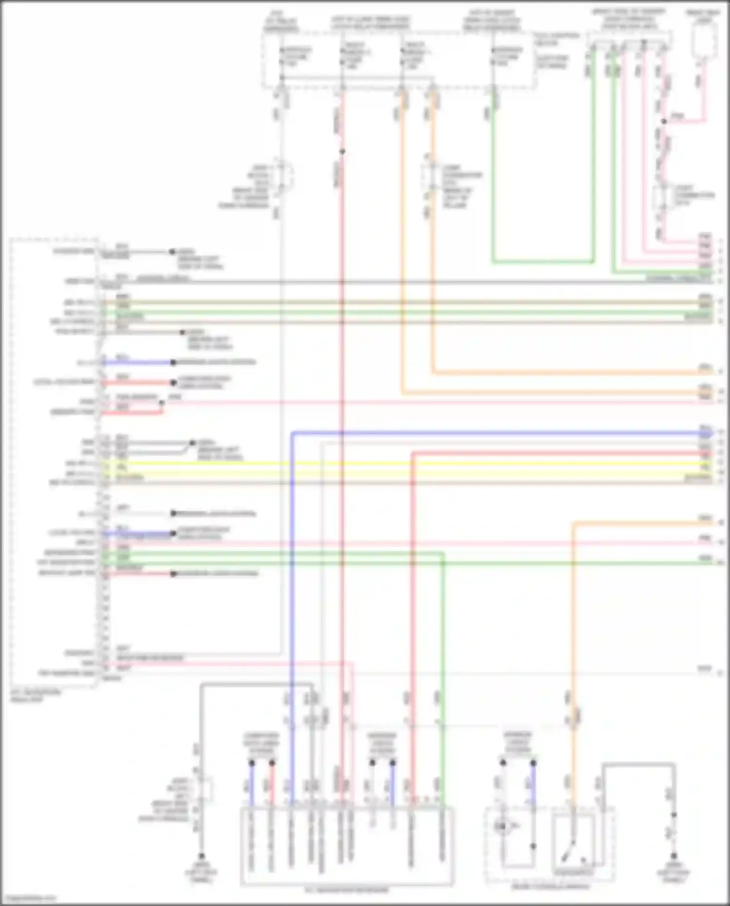 GV80 Coupe Genesis I (2023-2024): Navigation circuit, w/ standard amplifier (1 of 7)