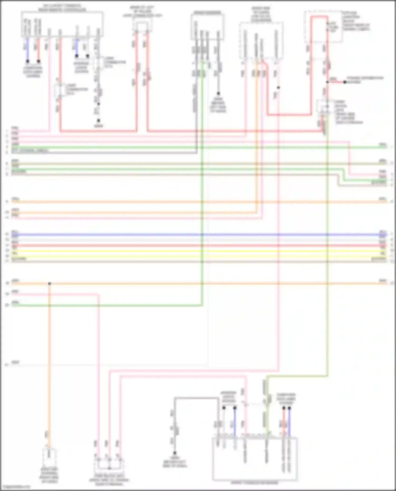 GV80 Coupe Genesis I (2023-2024): Navigation circuit, w/ standard amplifier (2 of 7)