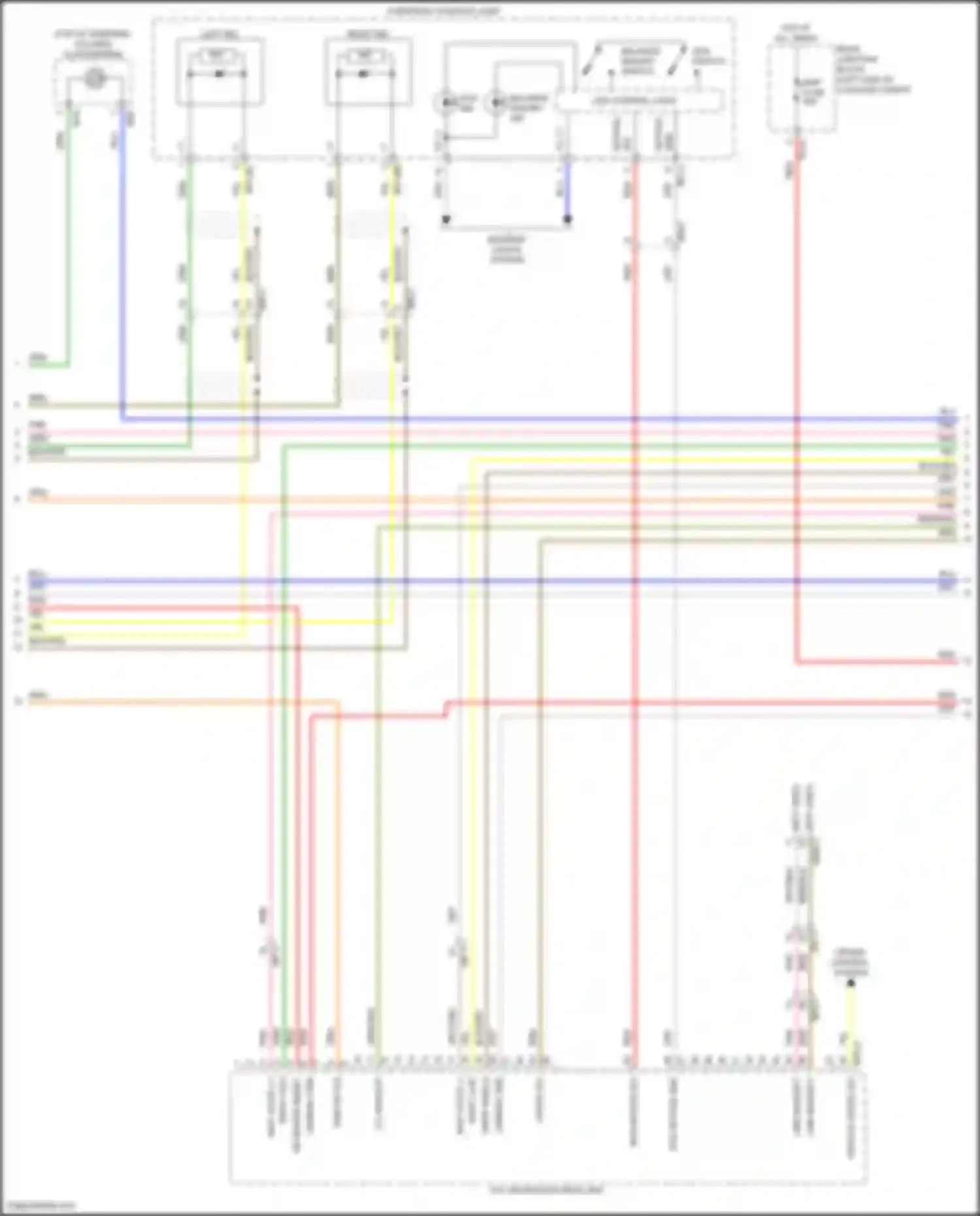GV80 Coupe Genesis I (2023-2024): Navigation circuit, w/ standard amplifier (3 of 7)