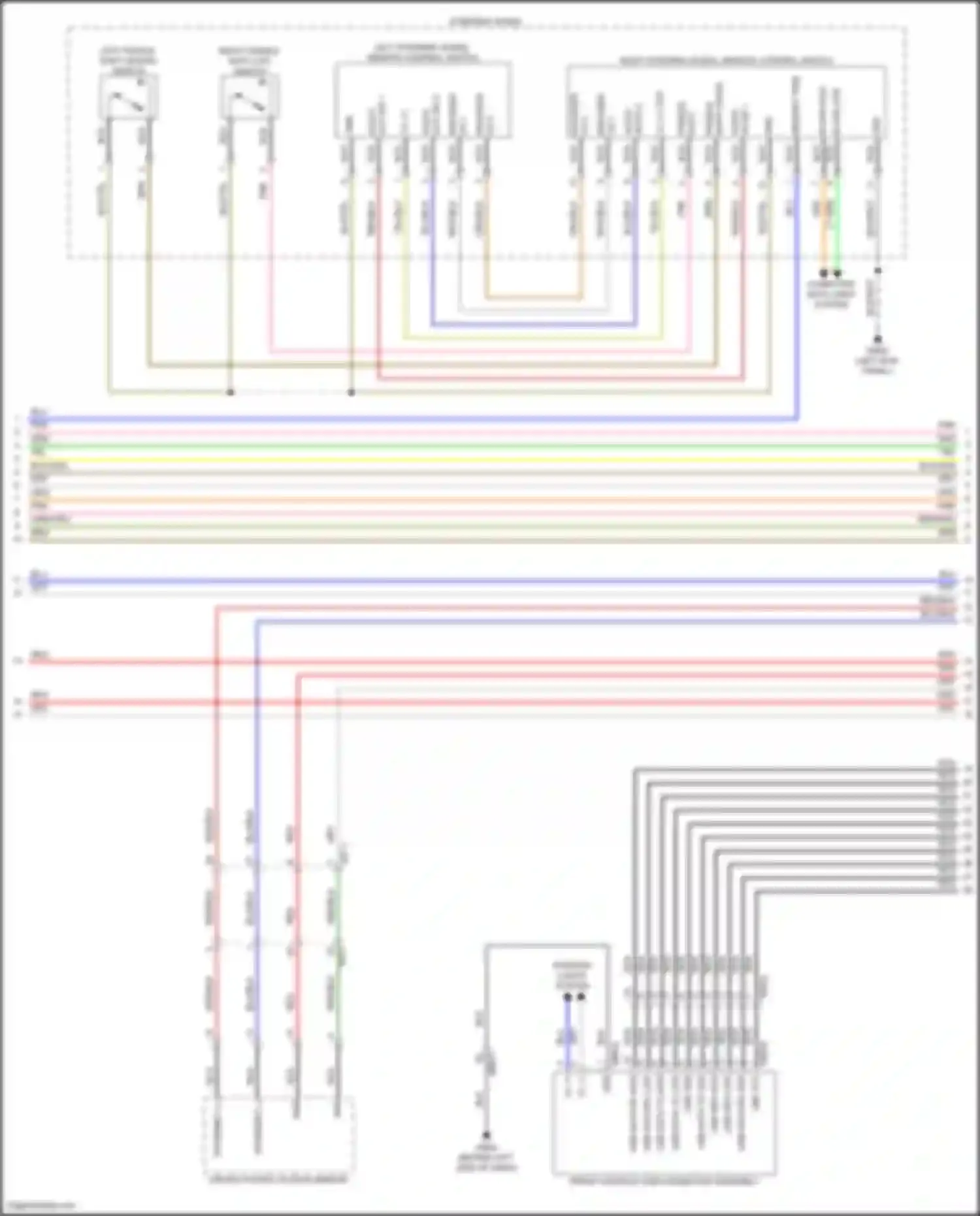GV80 Coupe Genesis I (2023-2024): Navigation circuit, w/ standard amplifier (4 of 7)