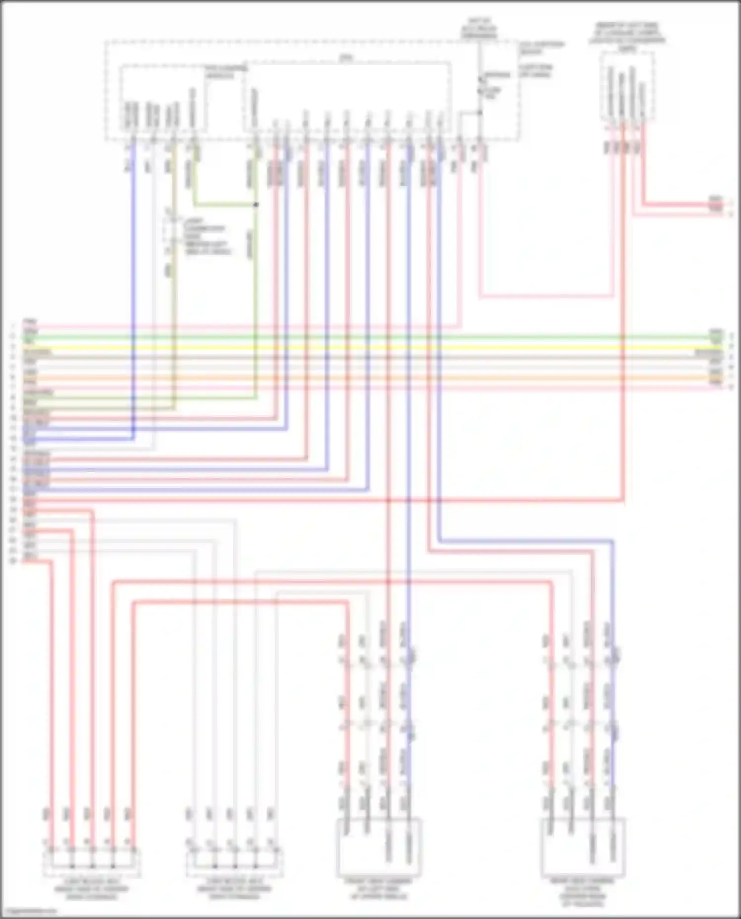 GV80 Coupe Genesis I (2023-2024): Navigation circuit, w/ standard amplifier (6 of 7)