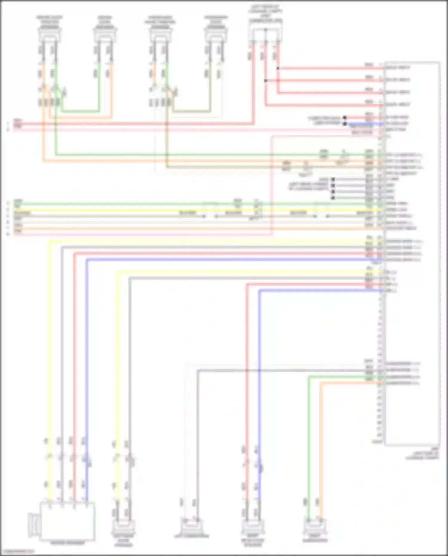 GV80 Coupe Genesis I (2023-2024): Navigation circuit, w/ standard amplifier (7 of 7)