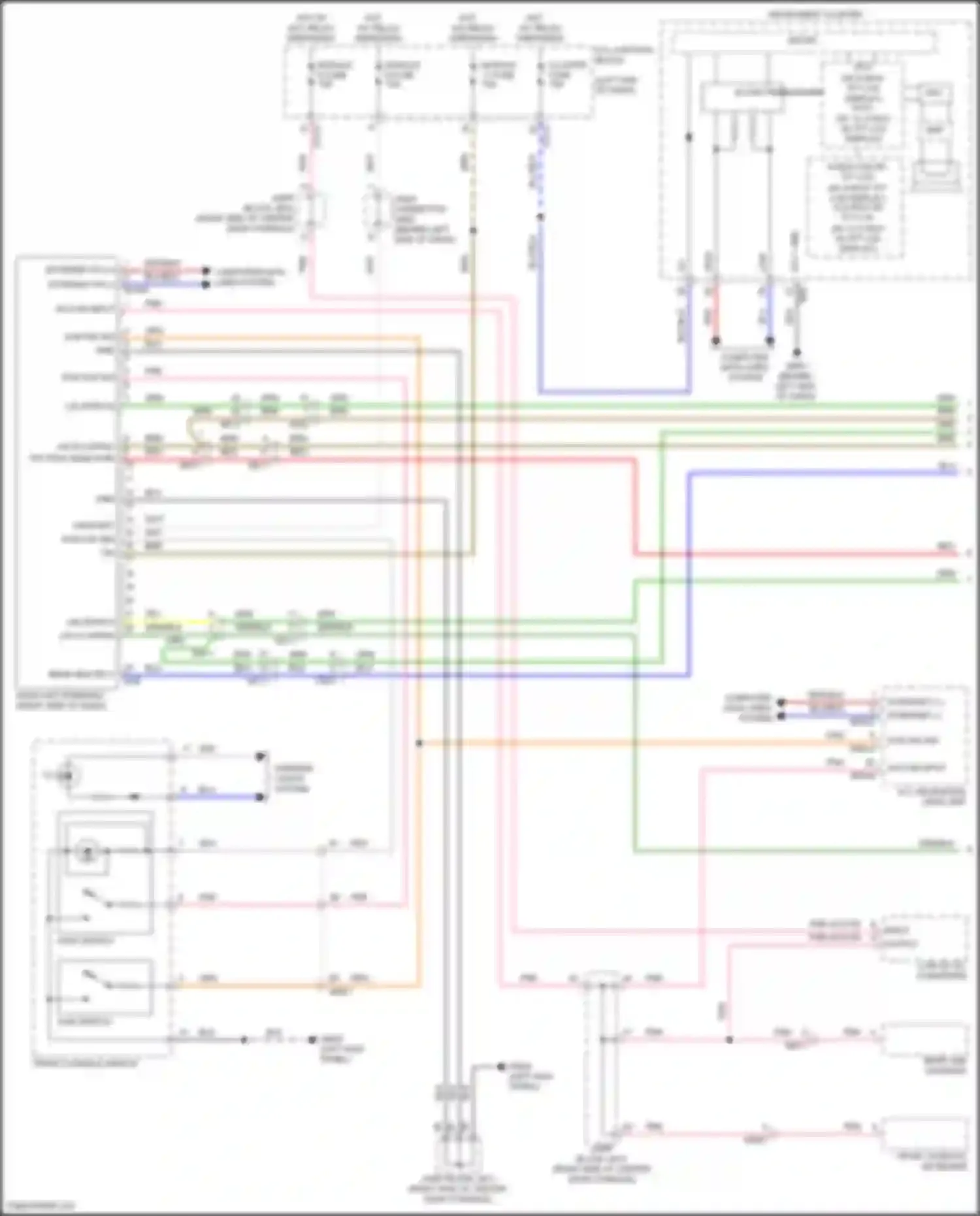 GV80 Coupe Genesis I (2023-2024): Remote smart parking assist circuit (1 of 2)