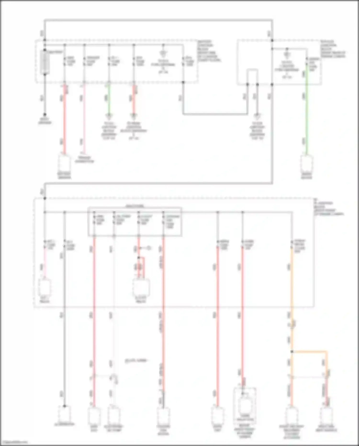 GV80 Coupe Genesis I (2023-2024): Power distribution circuit (1 of 14)