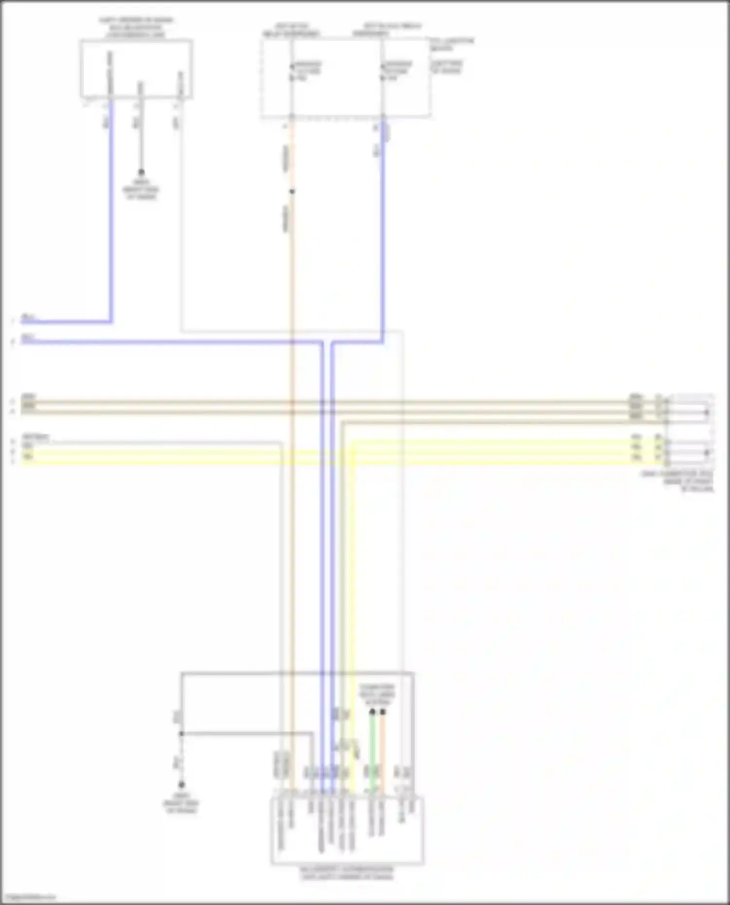 GV80 Coupe Genesis I (2023-2024): Power door locks circuit, w/ nfc (8 of 8)