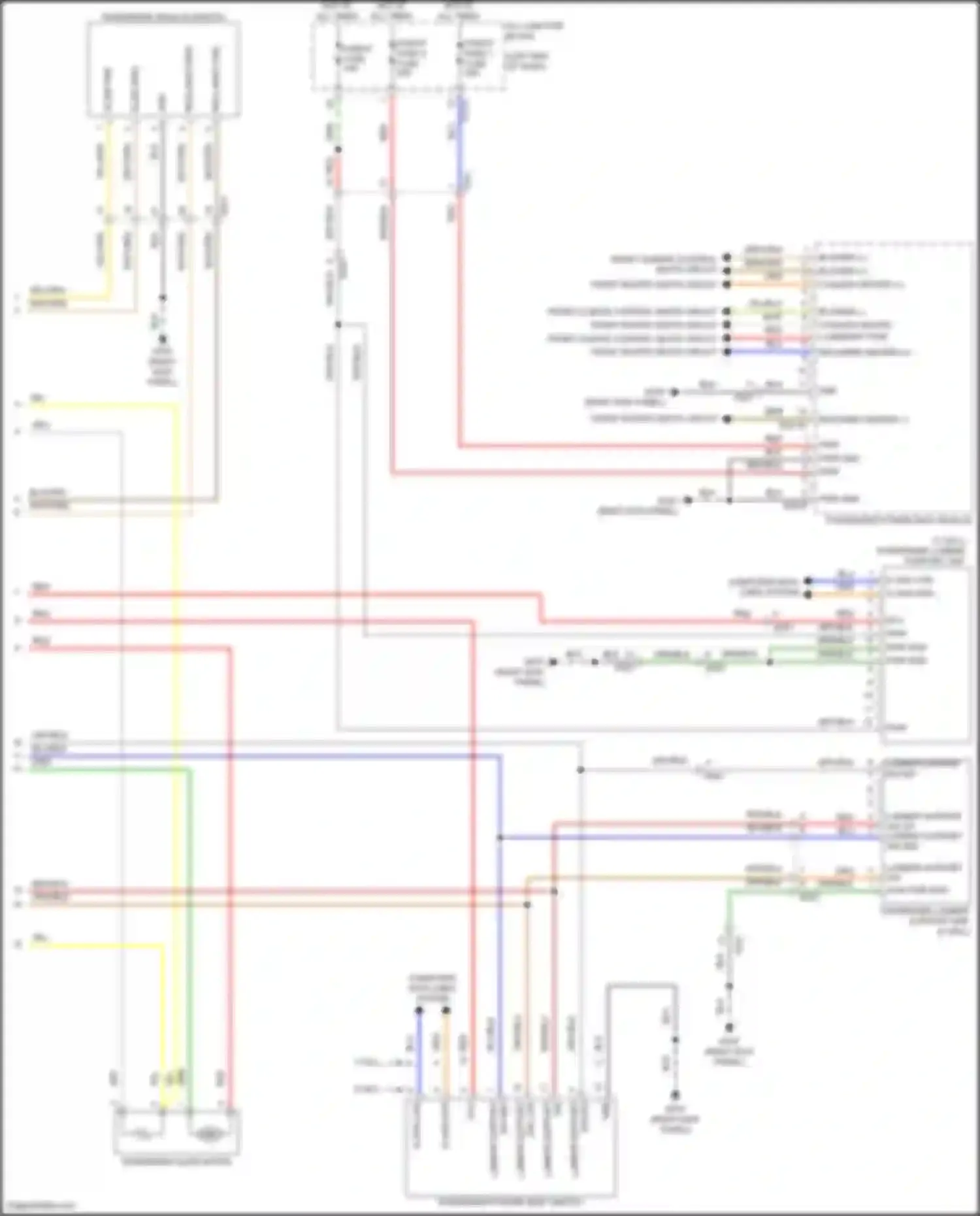 GV80 Coupe Genesis I (2023-2024): Passenger power seat circuit (2 of 2)