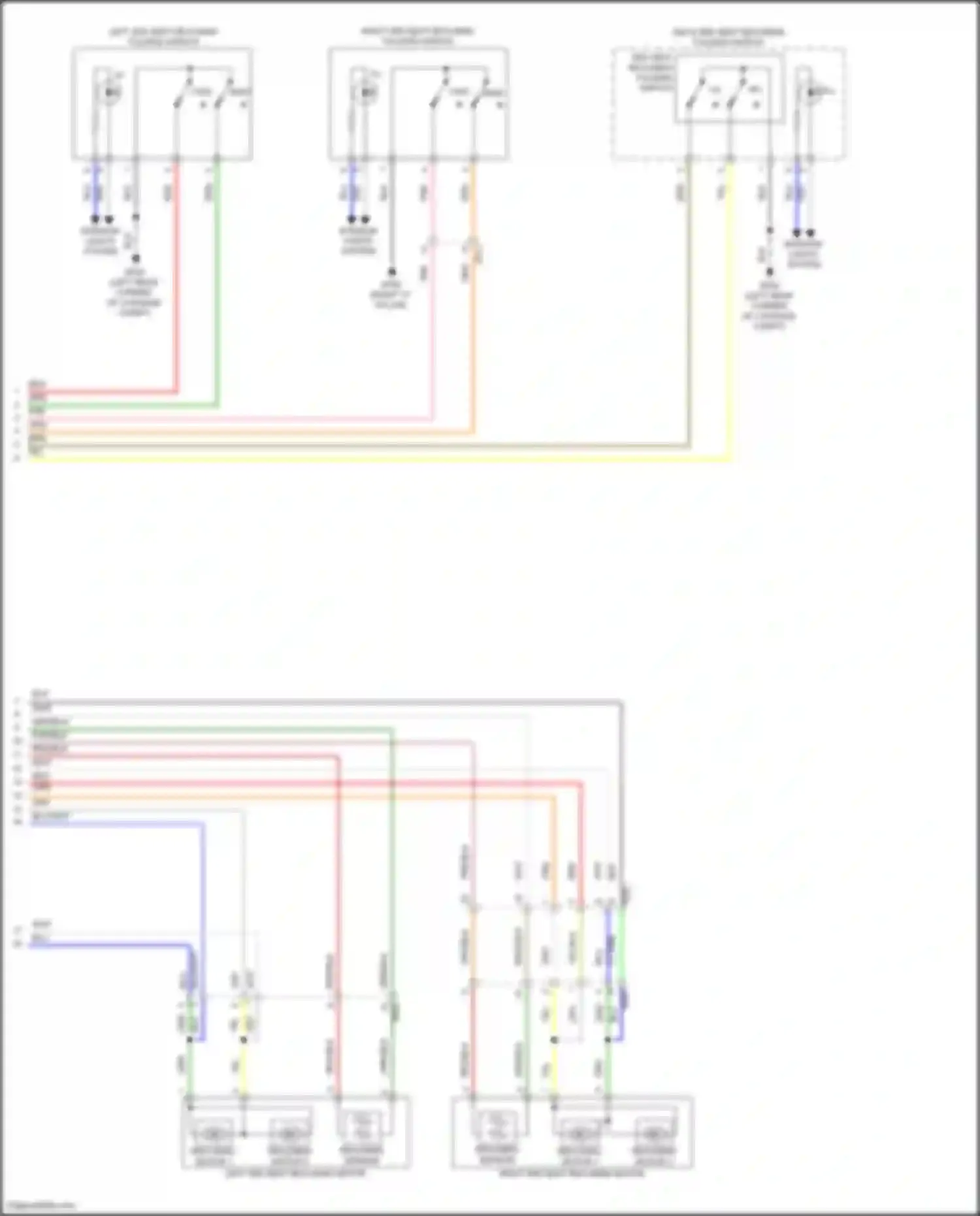 GV80 Coupe Genesis I (2023-2024): Third row seat circuit (2 of 2)