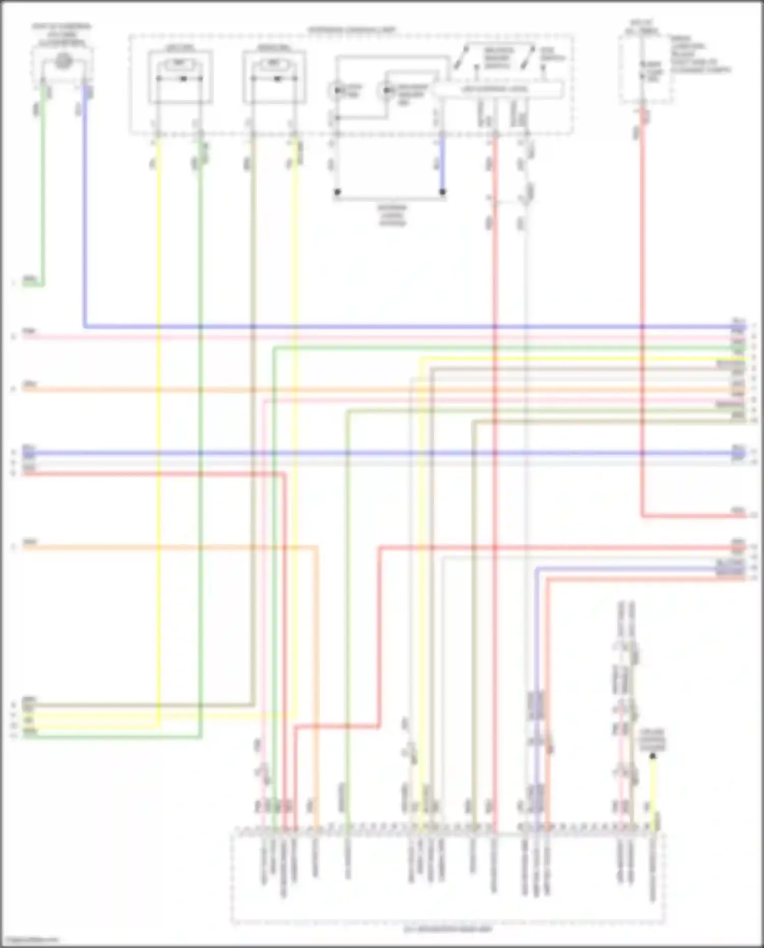 GV80 Coupe Genesis I (2023-2024): Radio circuit, w/ active noise (3 of 9)