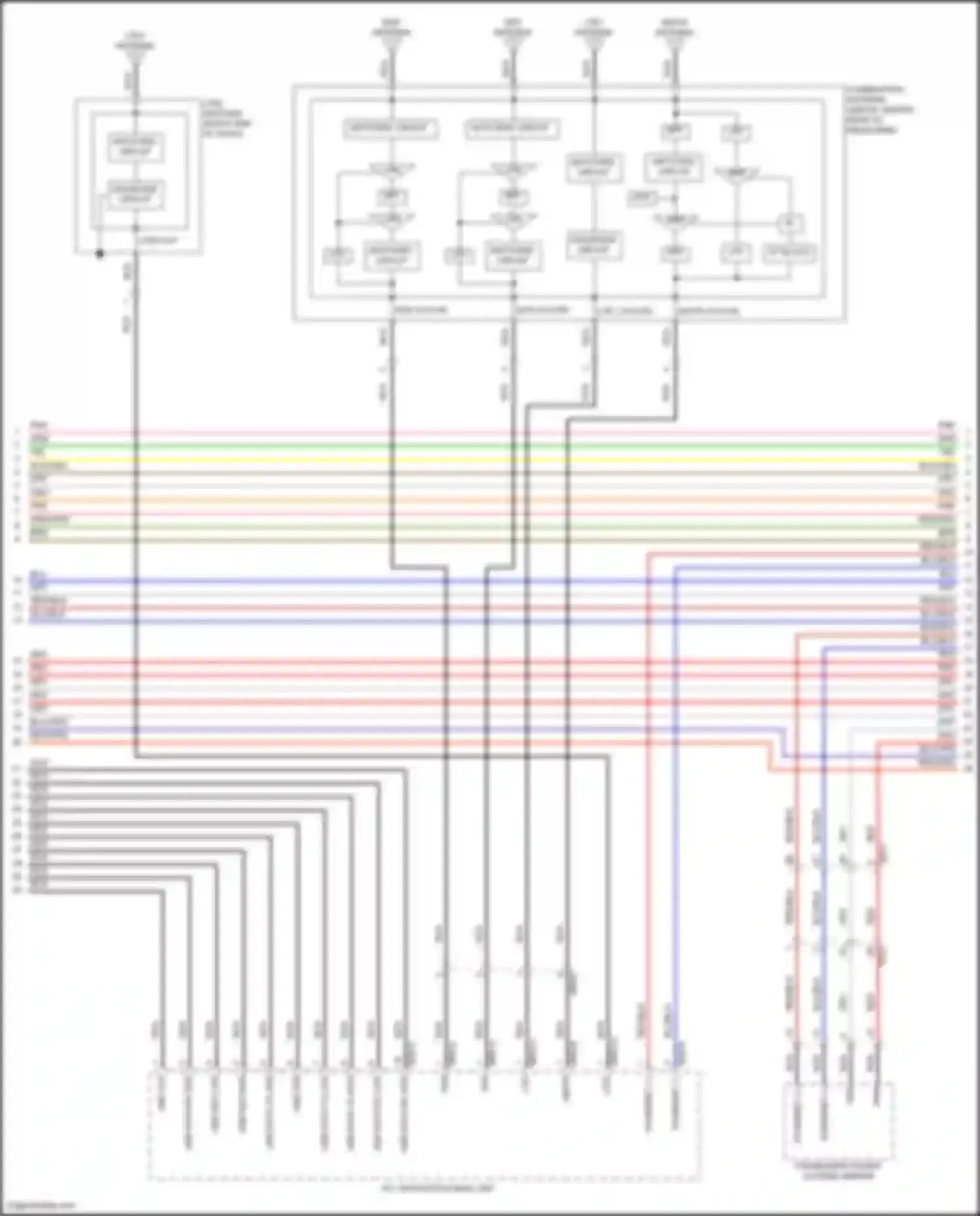 GV80 Coupe Genesis I (2023-2024): Radio circuit, w/ active noise (5 of 9)