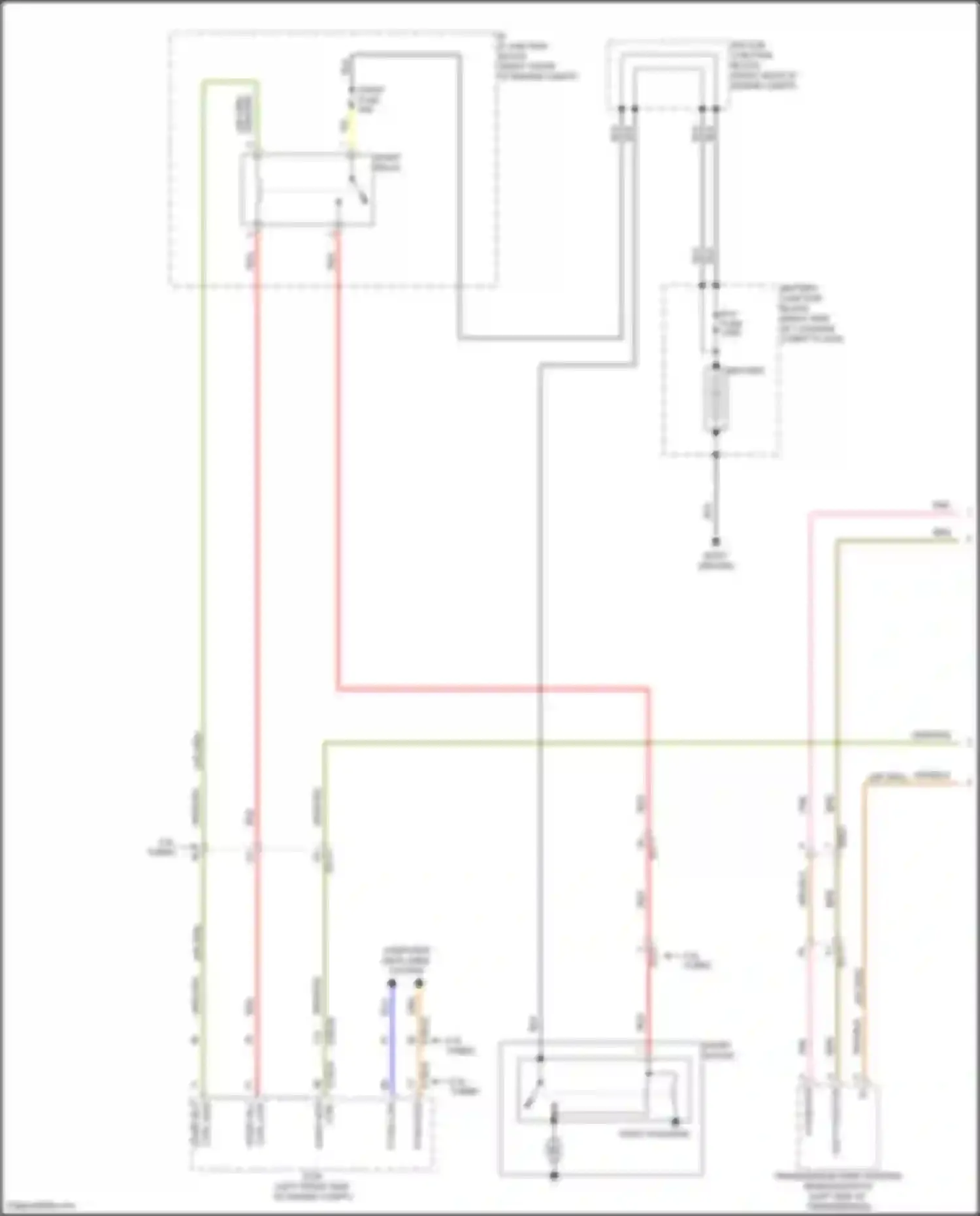 GV80 Coupe Genesis I (2023-2024): Starting circuit (1 of 2)