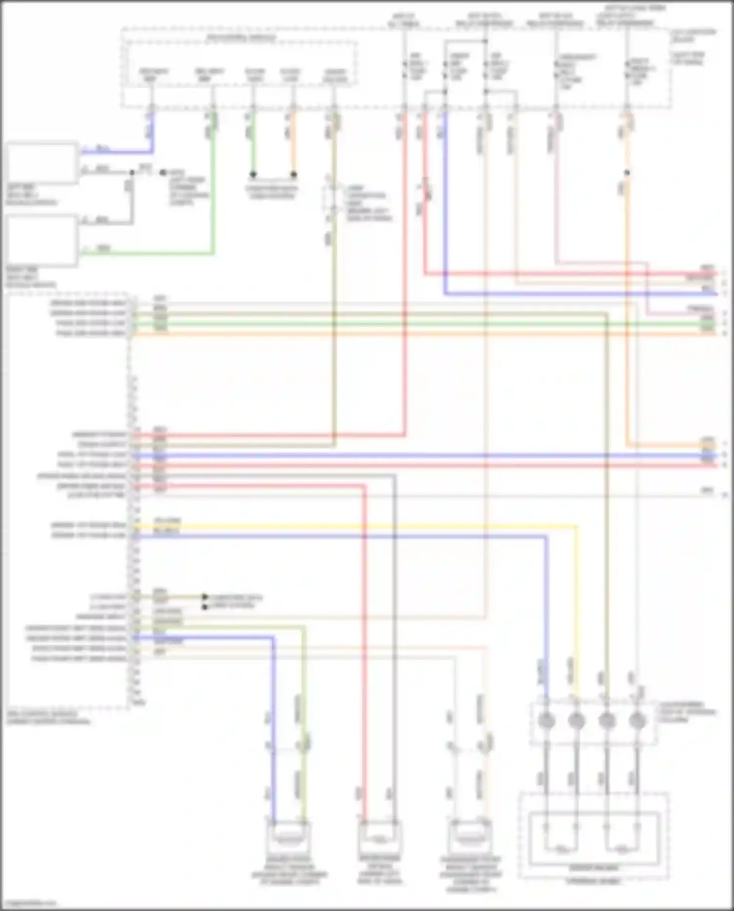 GV80 Coupe Genesis I (2023-2024): Supplemental restraints circuit (1 of 4)