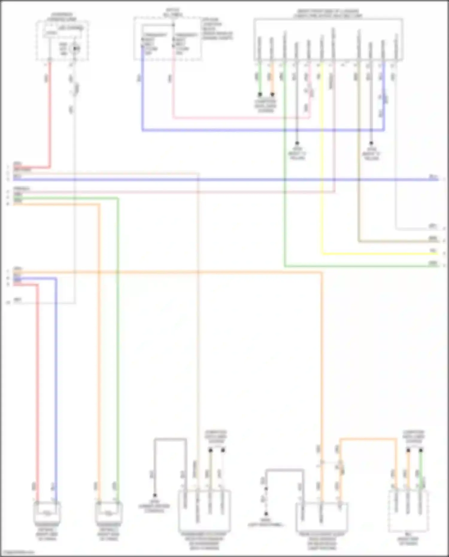 GV80 Coupe Genesis I (2023-2024): Supplemental restraints circuit (2 of 4)