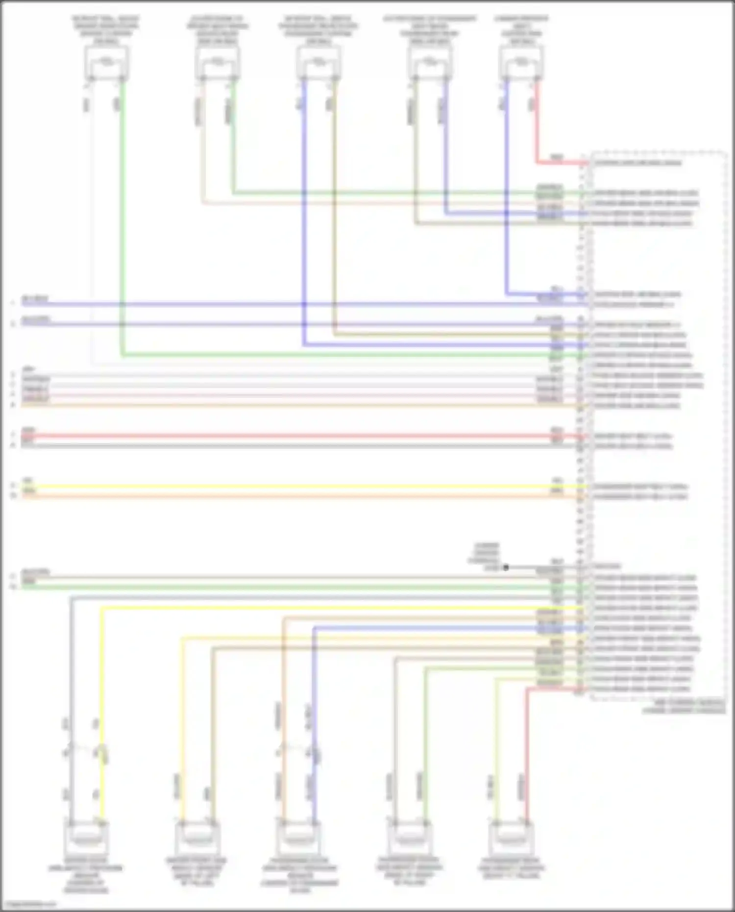 GV80 Coupe Genesis I (2023-2024): Supplemental restraints circuit (4 of 4)