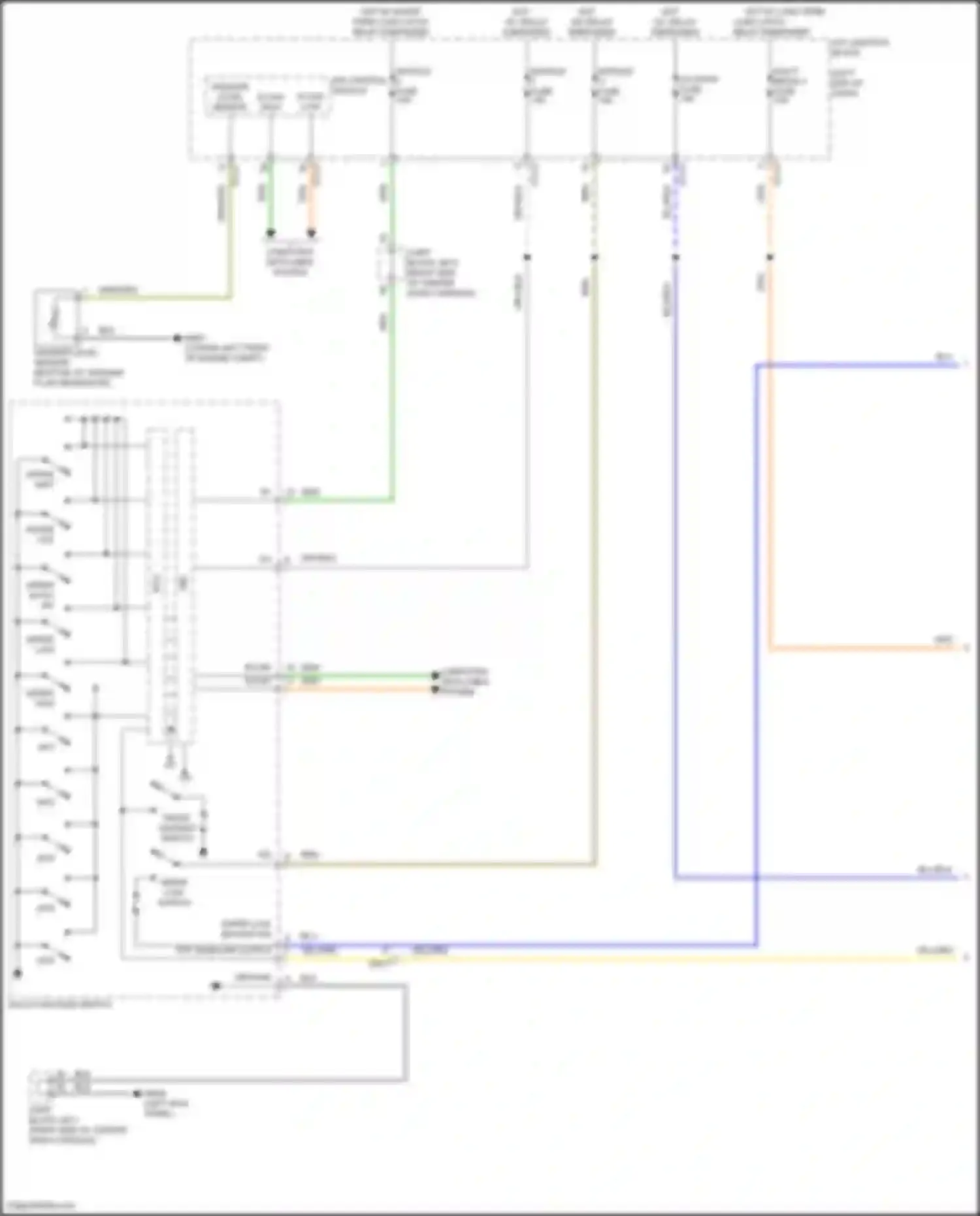 GV80 Coupe Genesis I (2023-2024): Front wiper/washer circuit (1 of 2)