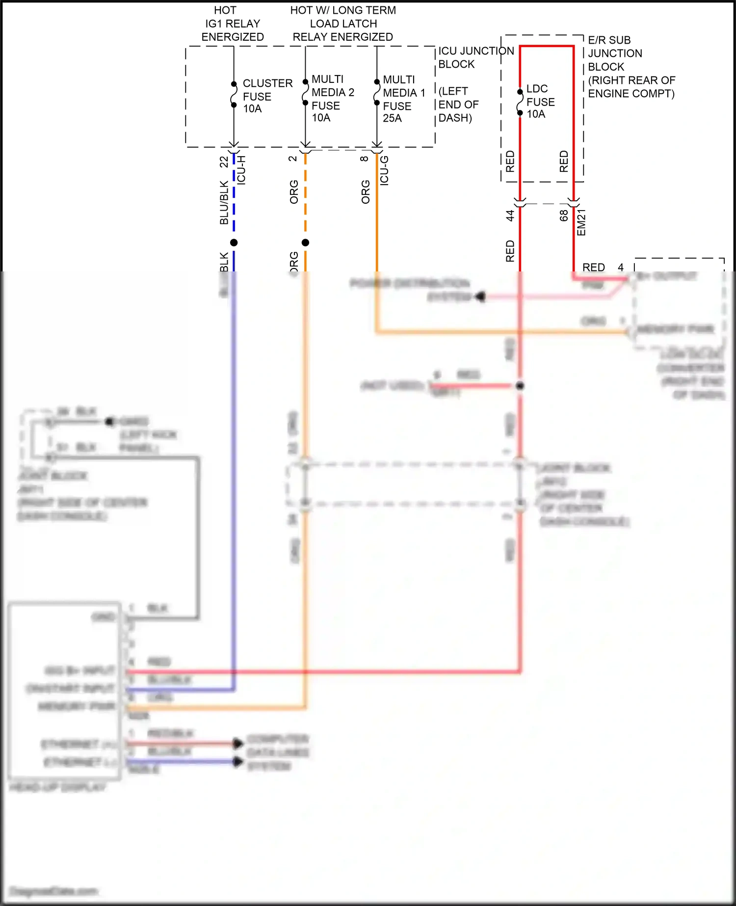 Genesis GV80 Coupe I (2023-2024) computer data lines system wiring diagram  (28 of 129)