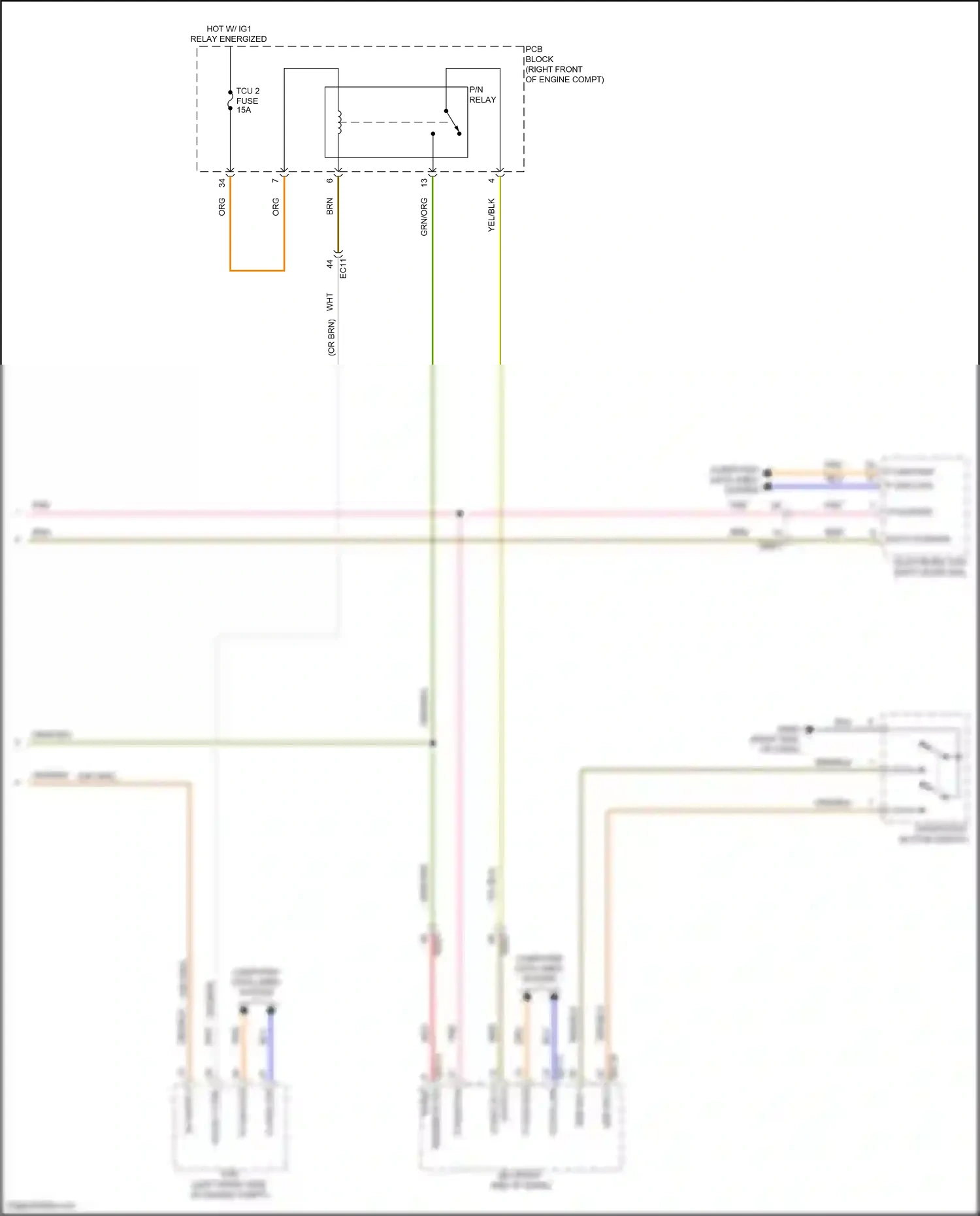 Genesis GV80 Coupe I (2023-2024) computer data lines system wiring diagram  (50 of 129)