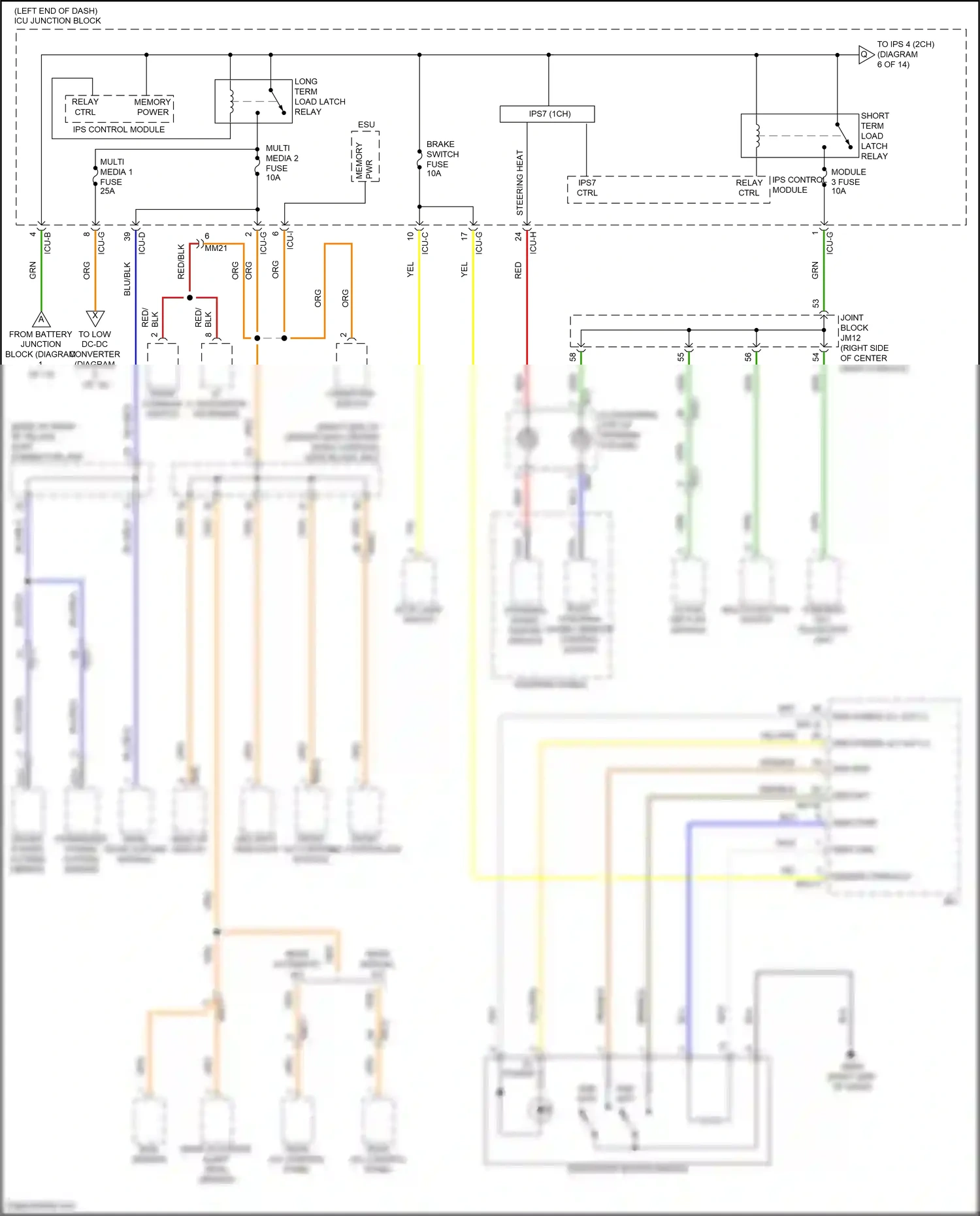 Genesis GV80 Coupe I (2023-2024) multi- function switch wiring diagram  (9 of 11)