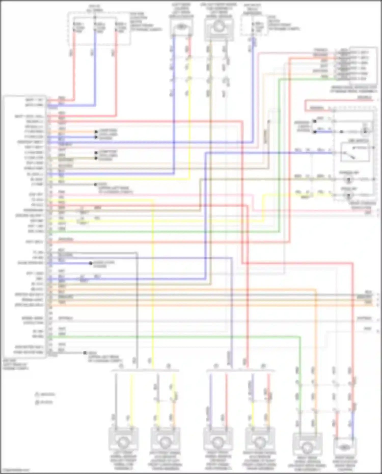 GV80 Genesis I facelift (2023-2024): Anti-lock brakes circuit (1 of 3)