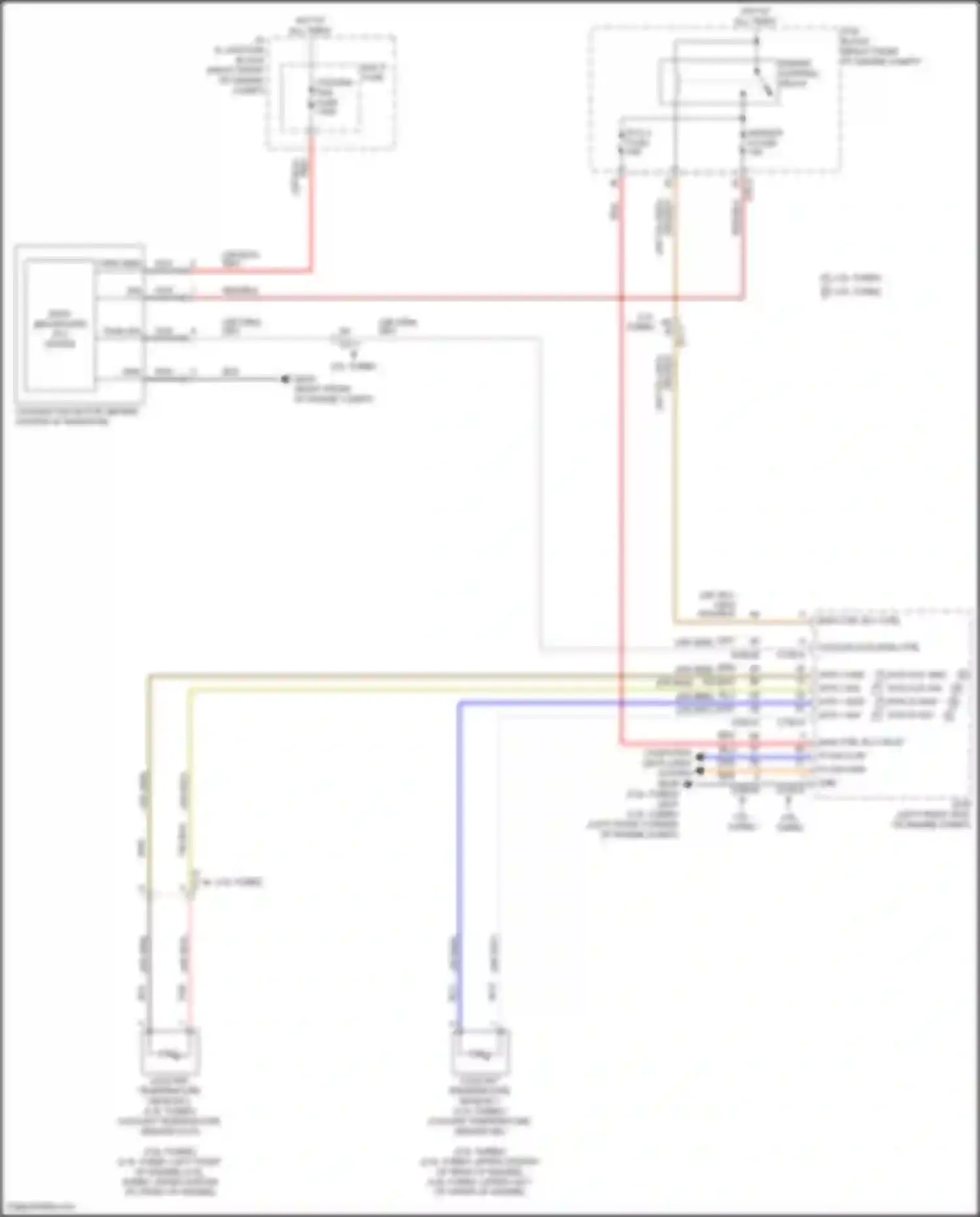 GV80 Genesis I facelift (2023-2024): Cooling fan circuit