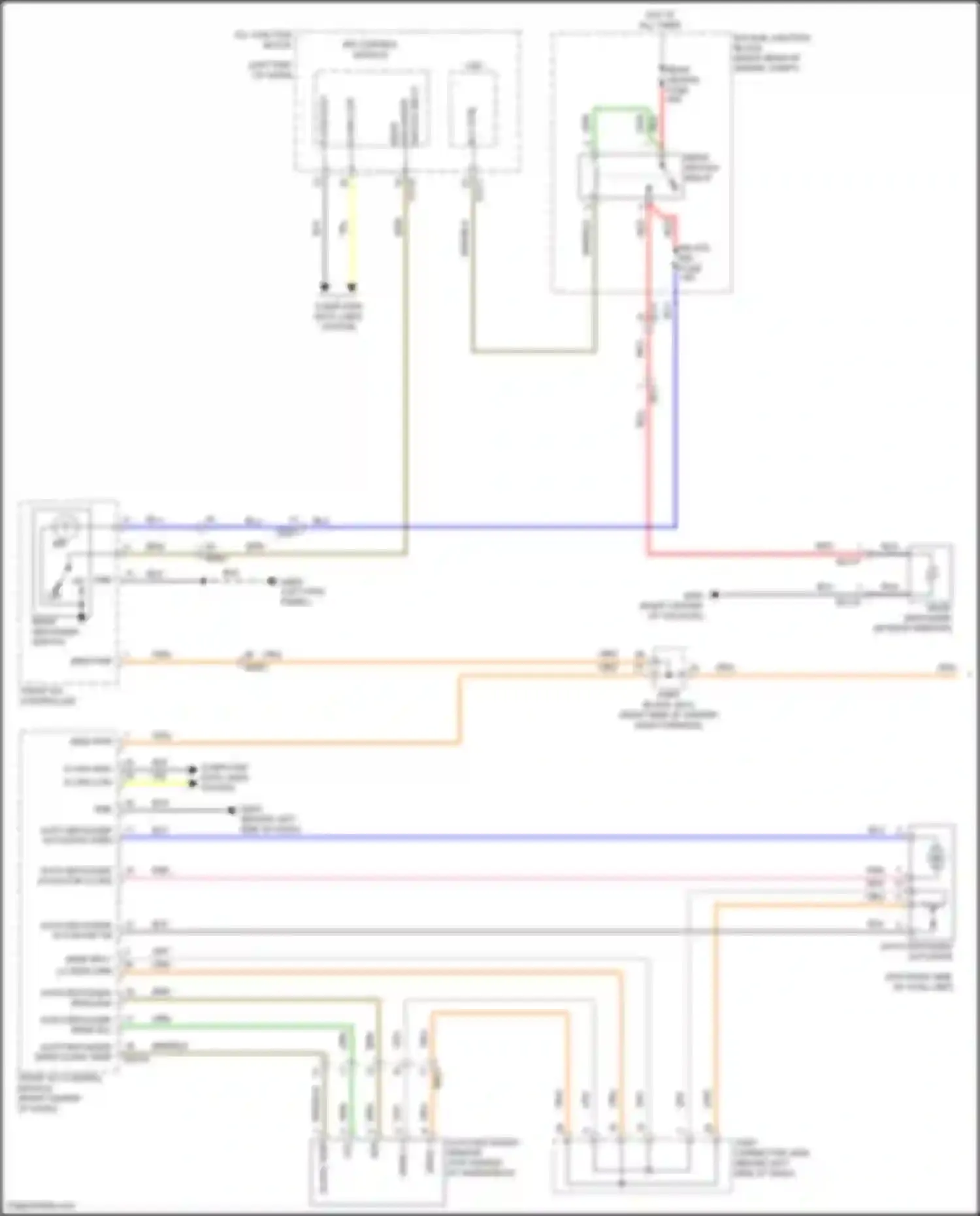 GV80 Genesis I facelift (2023-2024): Defoggers circuit (1 of 2)
