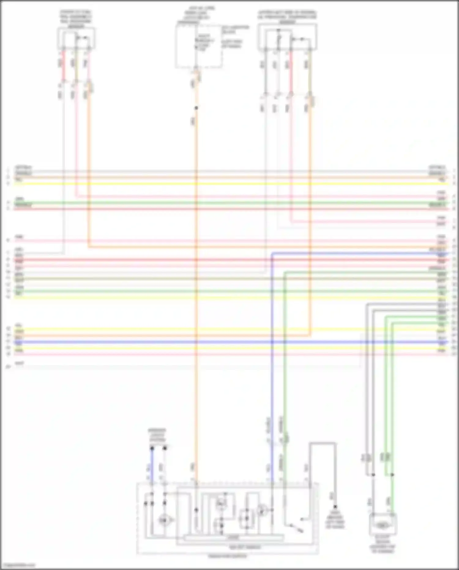 GV80 Genesis I facelift (2023-2024): Wiring diagram engine performance 2.5l turbo, engine controls circuit (3 of 9)