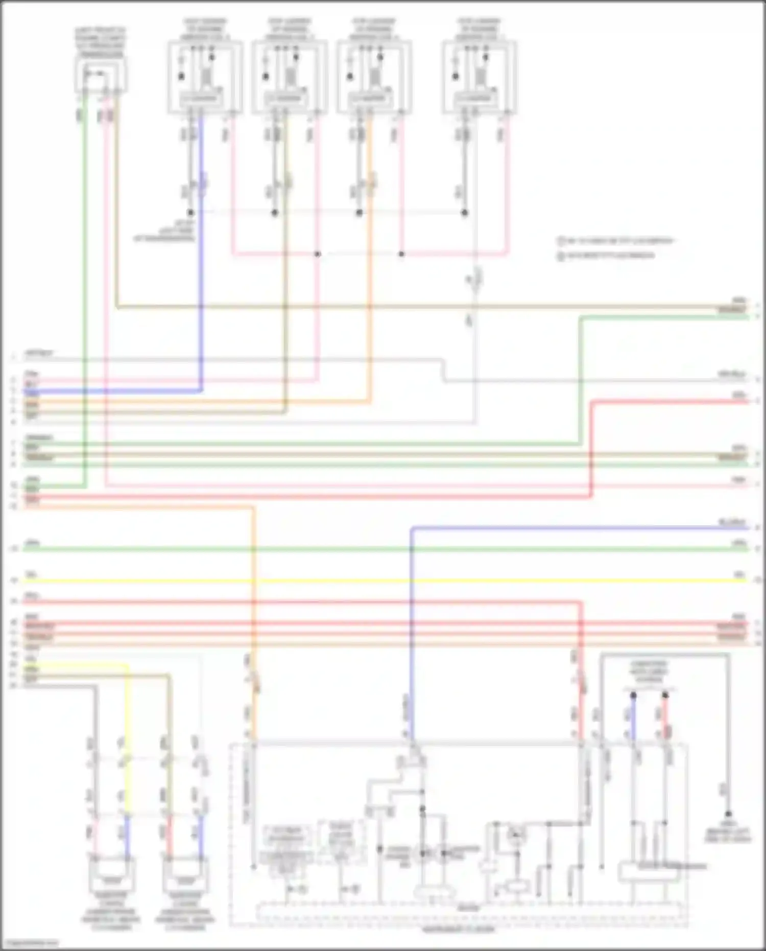 GV80 Genesis I facelift (2023-2024): Wiring diagram engine performance 2.5l turbo, engine controls circuit (8 of 9)