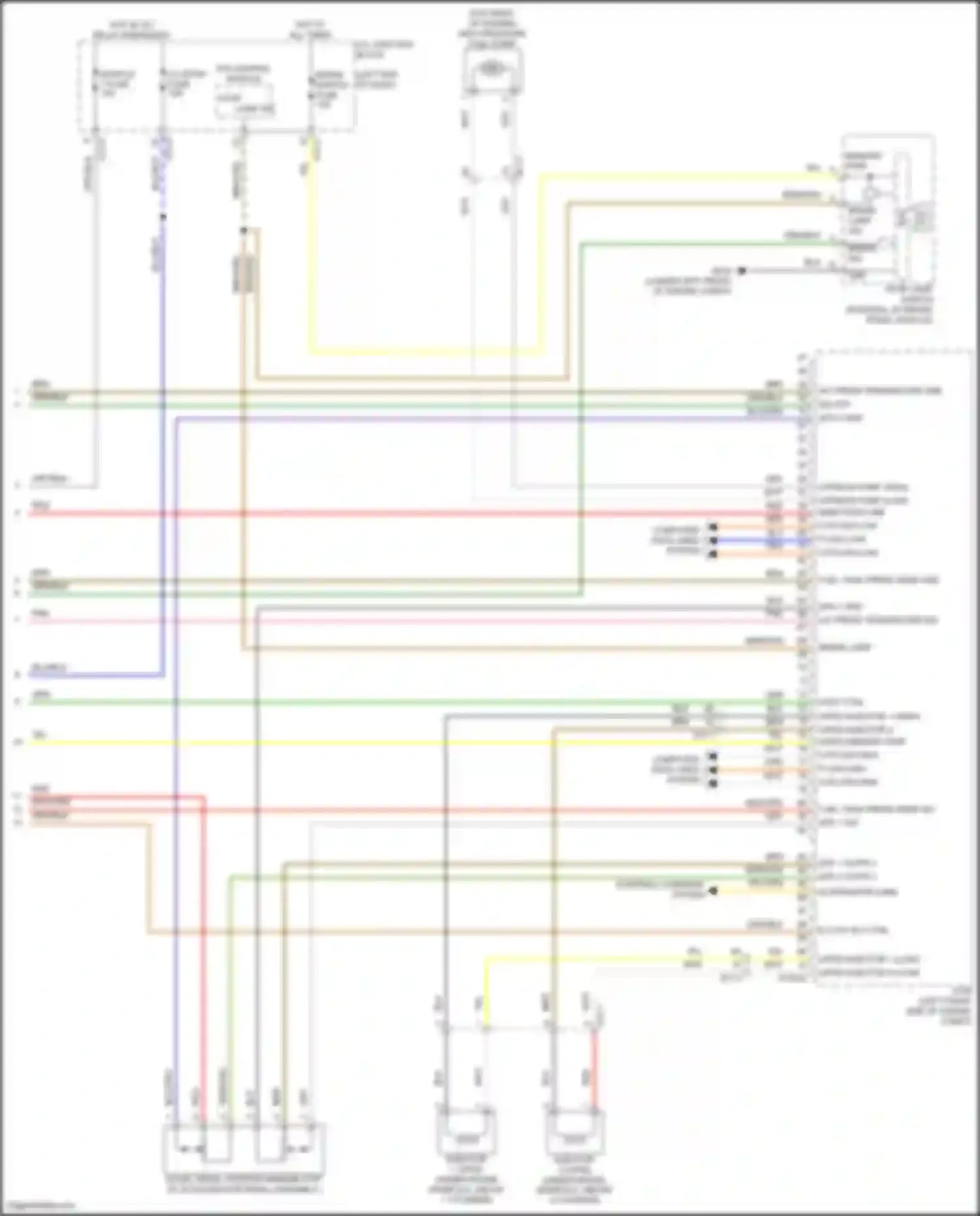 GV80 Genesis I facelift (2023-2024): Wiring diagram engine performance 2.5l turbo, engine controls circuit (9 of 9)