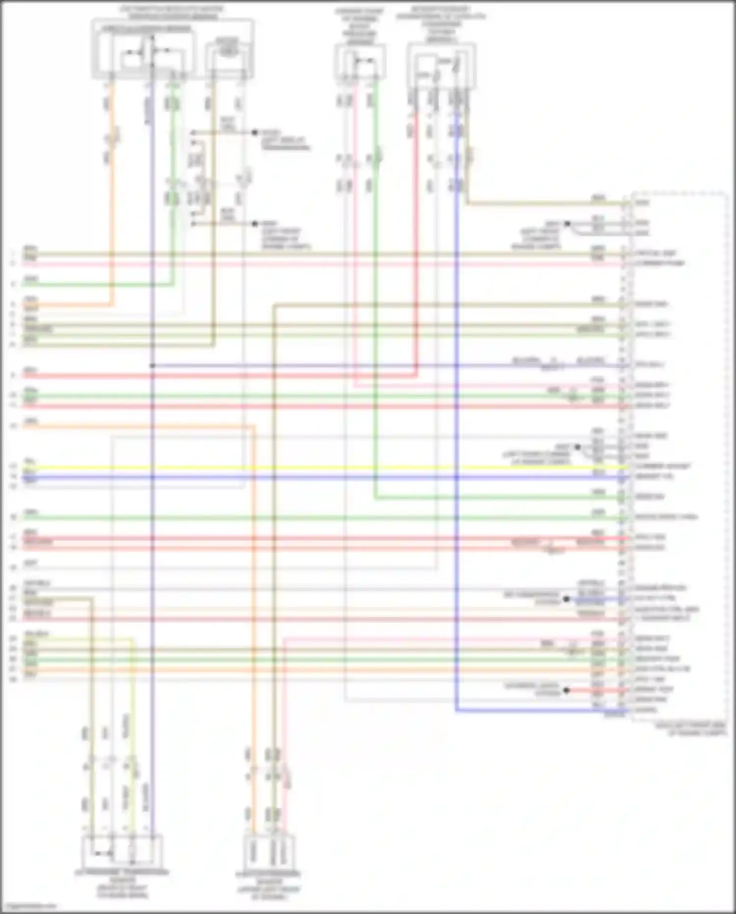 GV80 Genesis I facelift (2023-2024): Wiring diagram engine performance 3.5l turbo, engine controls circuit (8 of 8)