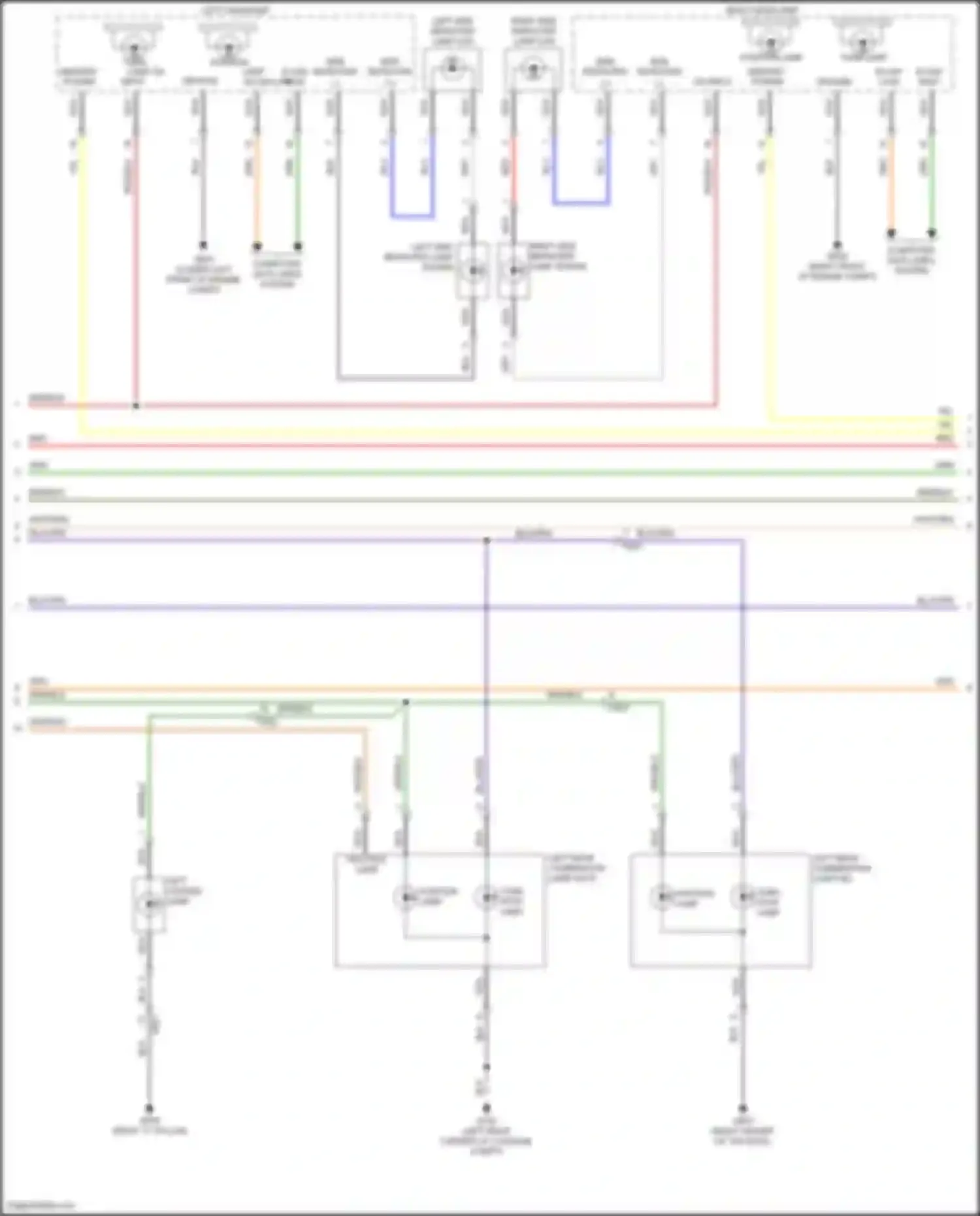 GV80 Genesis I facelift (2023-2024): Exterior lamps circuit (2 of 4)