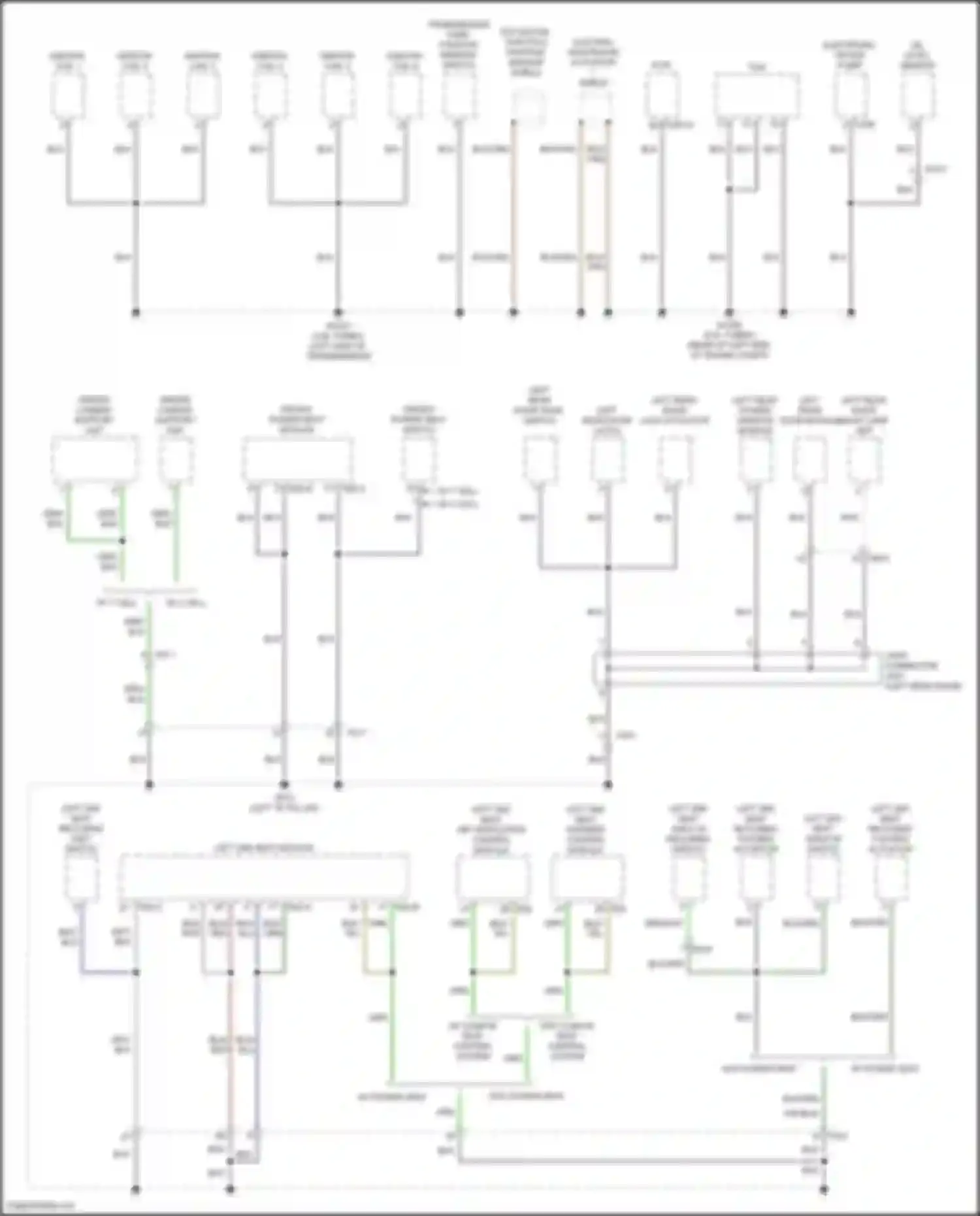 GV80 Genesis I facelift (2023-2024): Ground distribution circuit (4 of 8)