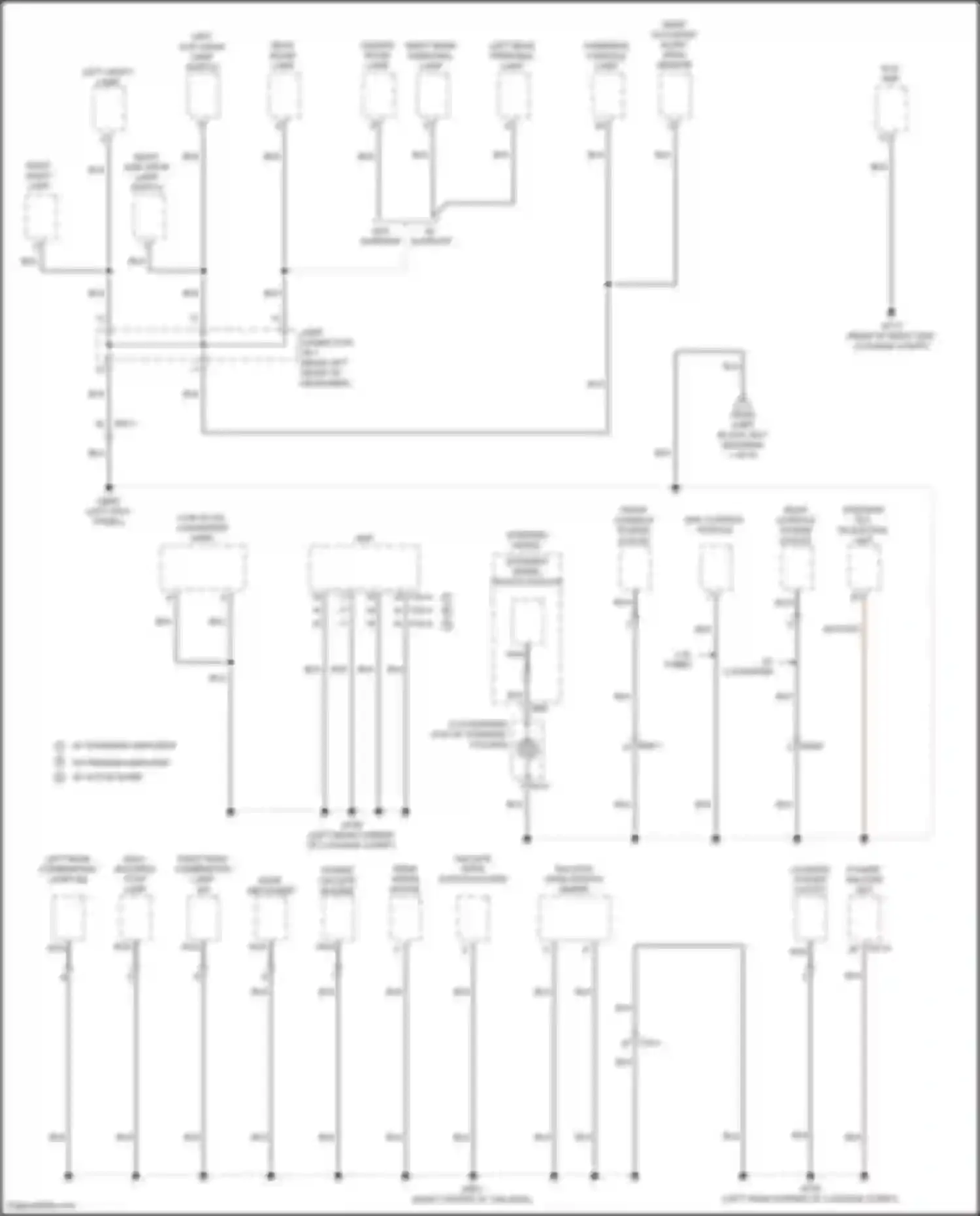 GV80 Genesis I facelift (2023-2024): Ground distribution circuit (5 of 8)