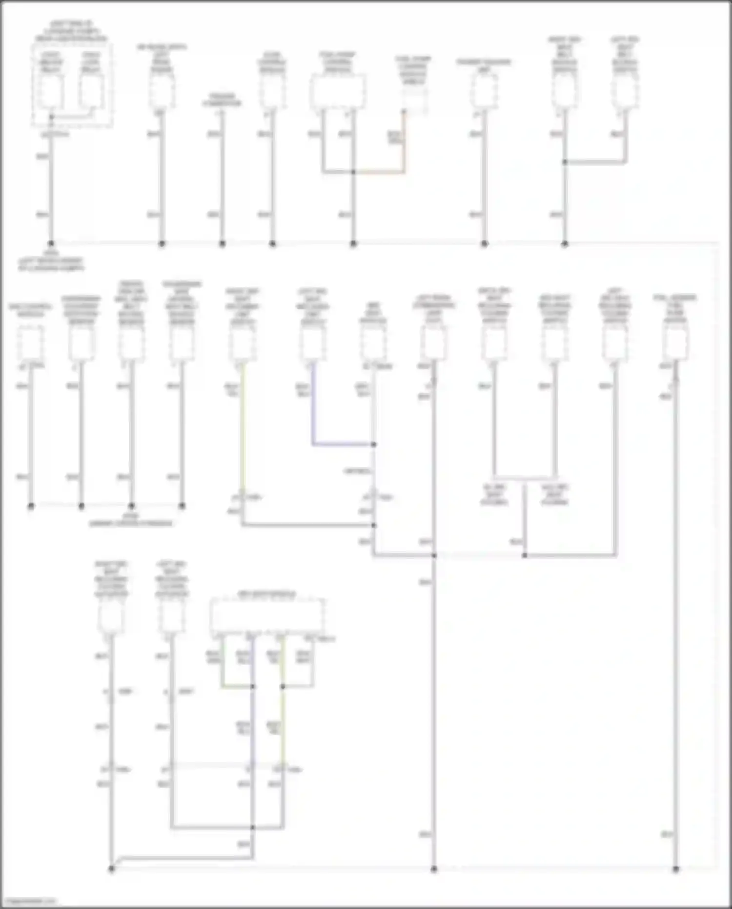 GV80 Genesis I facelift (2023-2024): Ground distribution circuit (7 of 8)
