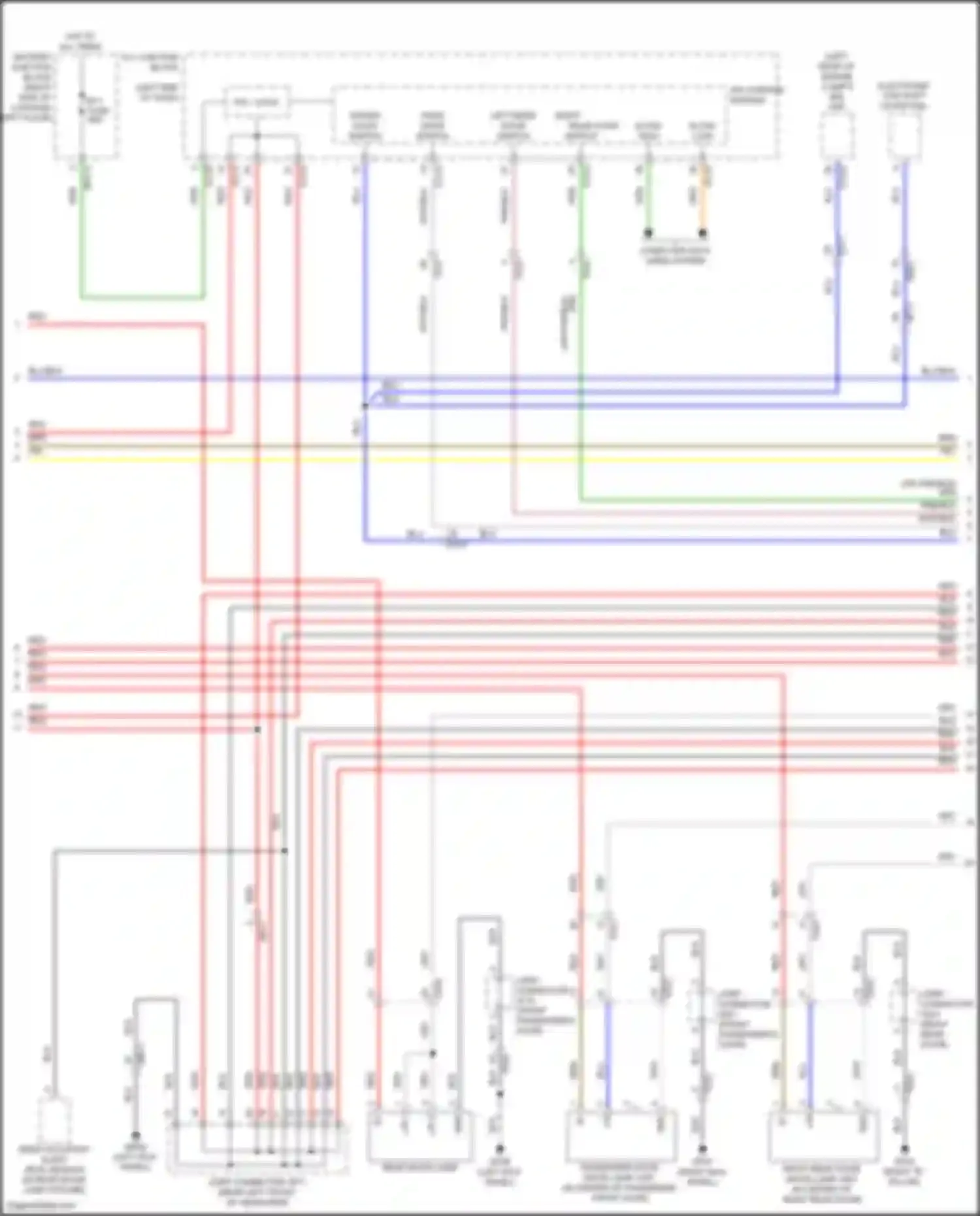 GV80 Genesis I facelift (2023-2024): Courtesy lamps circuit (2 of 5)